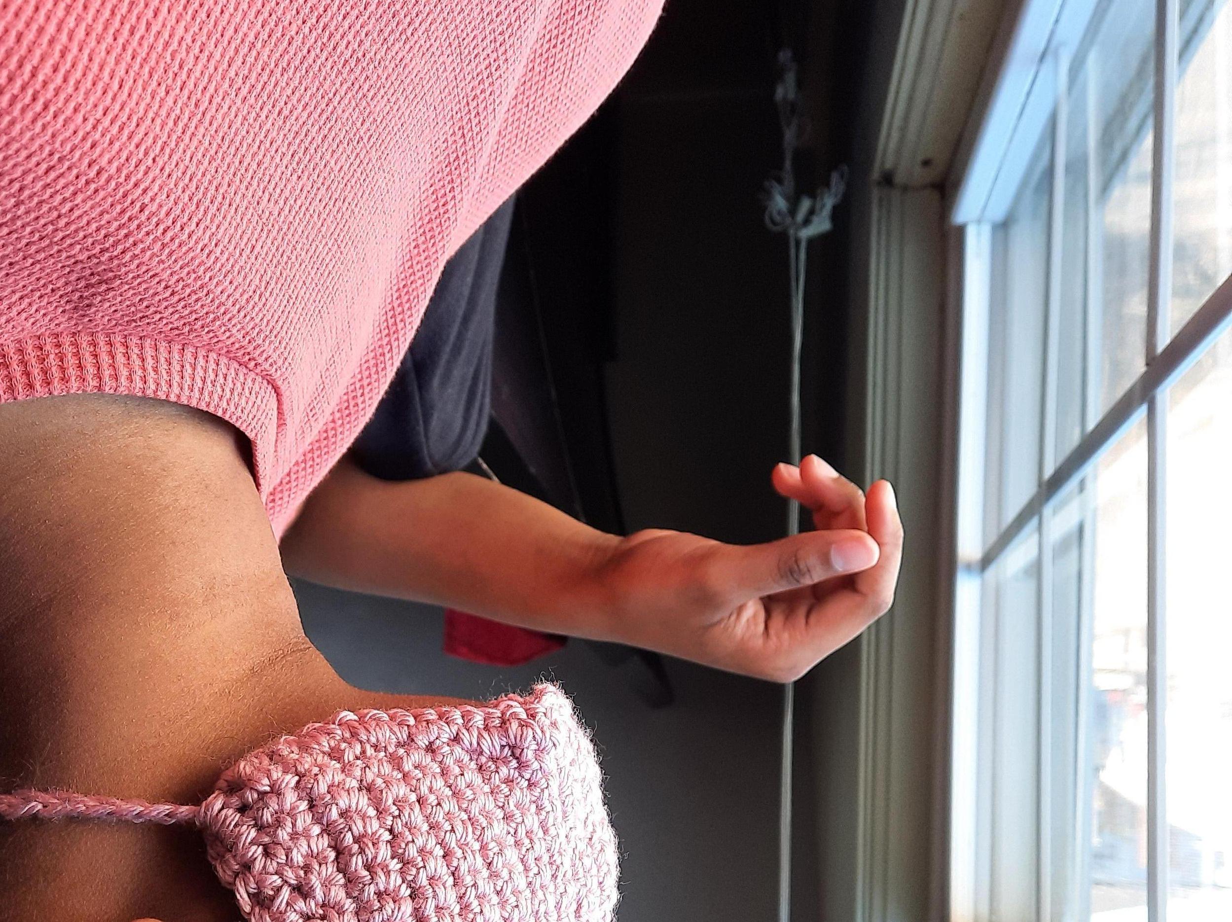 Crochet an Adjustable Face Mask With Me