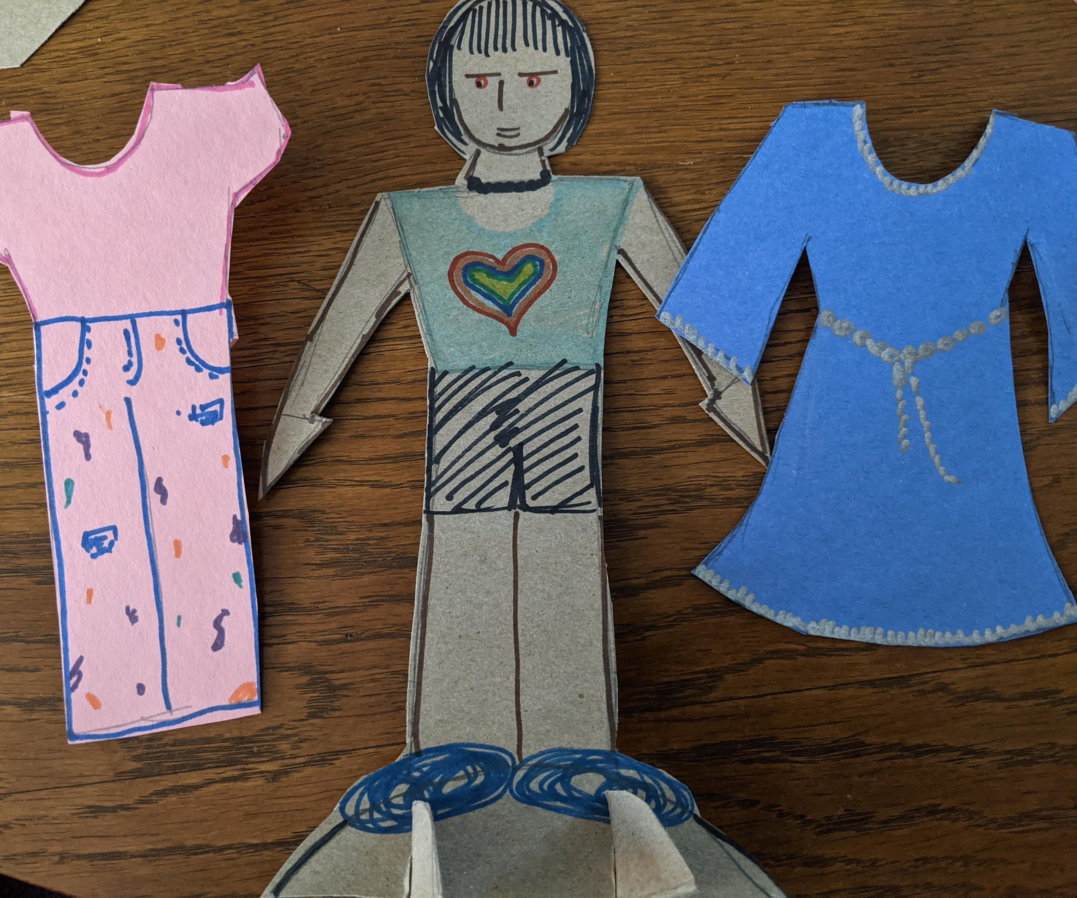 Paper Doll of Inherent Worth