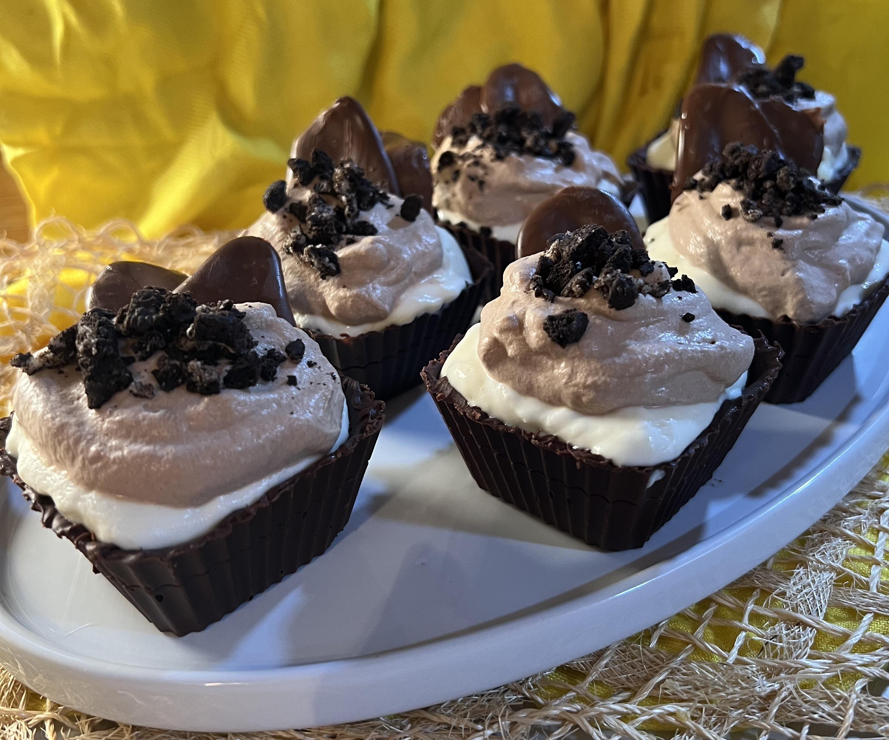 6-Layer Chocolate Mousse Cups