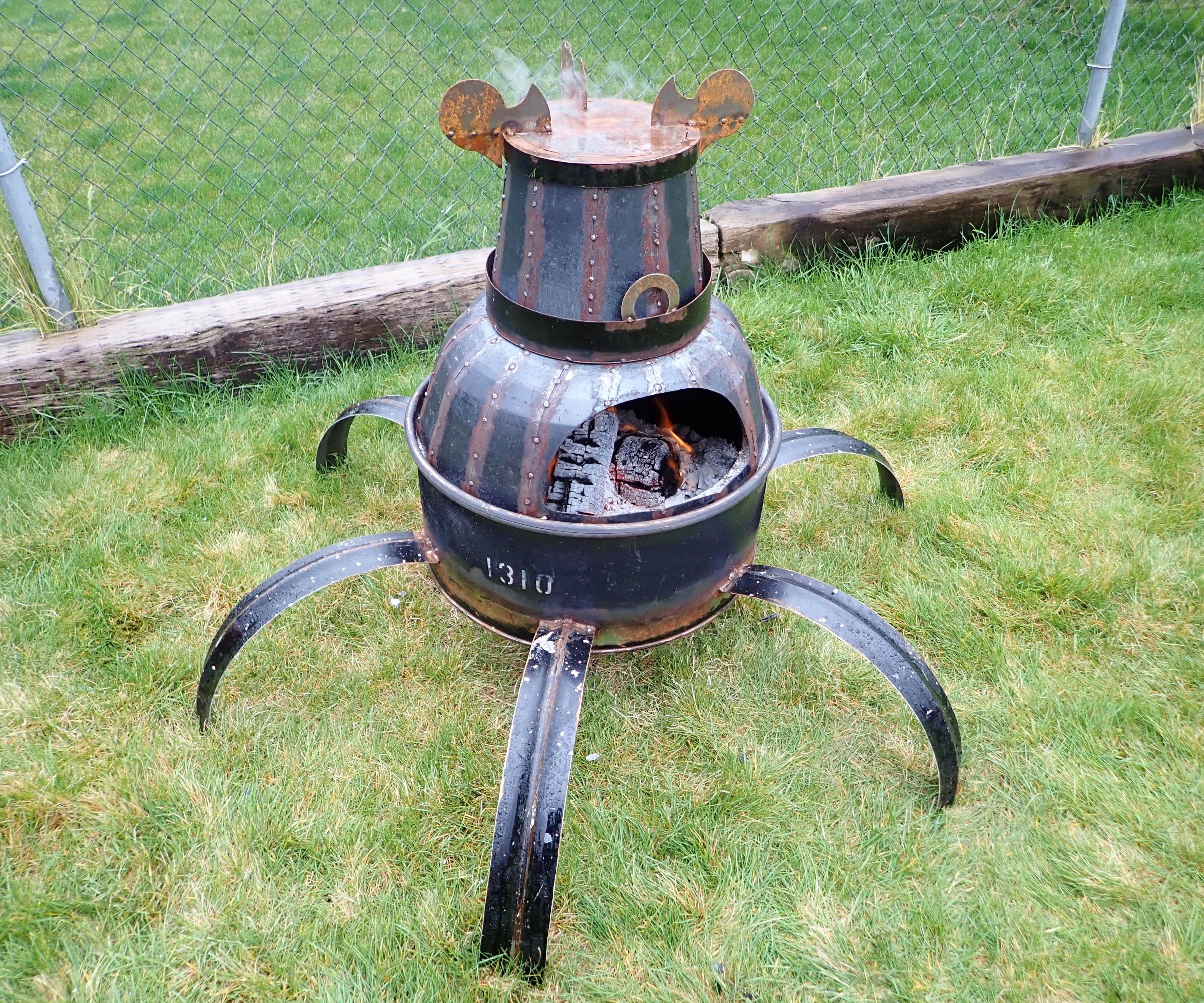 Backyard Guardian: Steel Drum Fire Pit