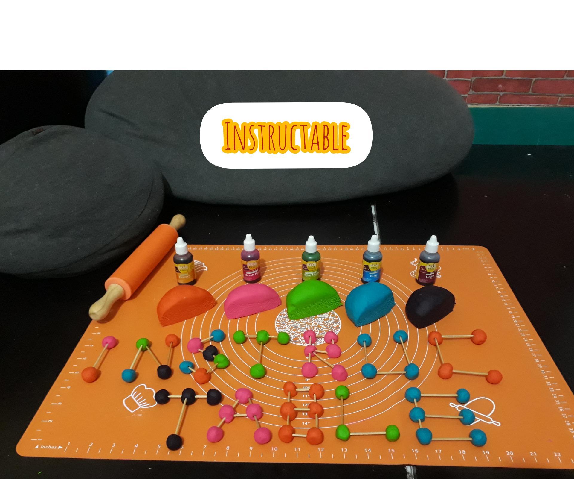 Full Color Play Dough Sensory Play