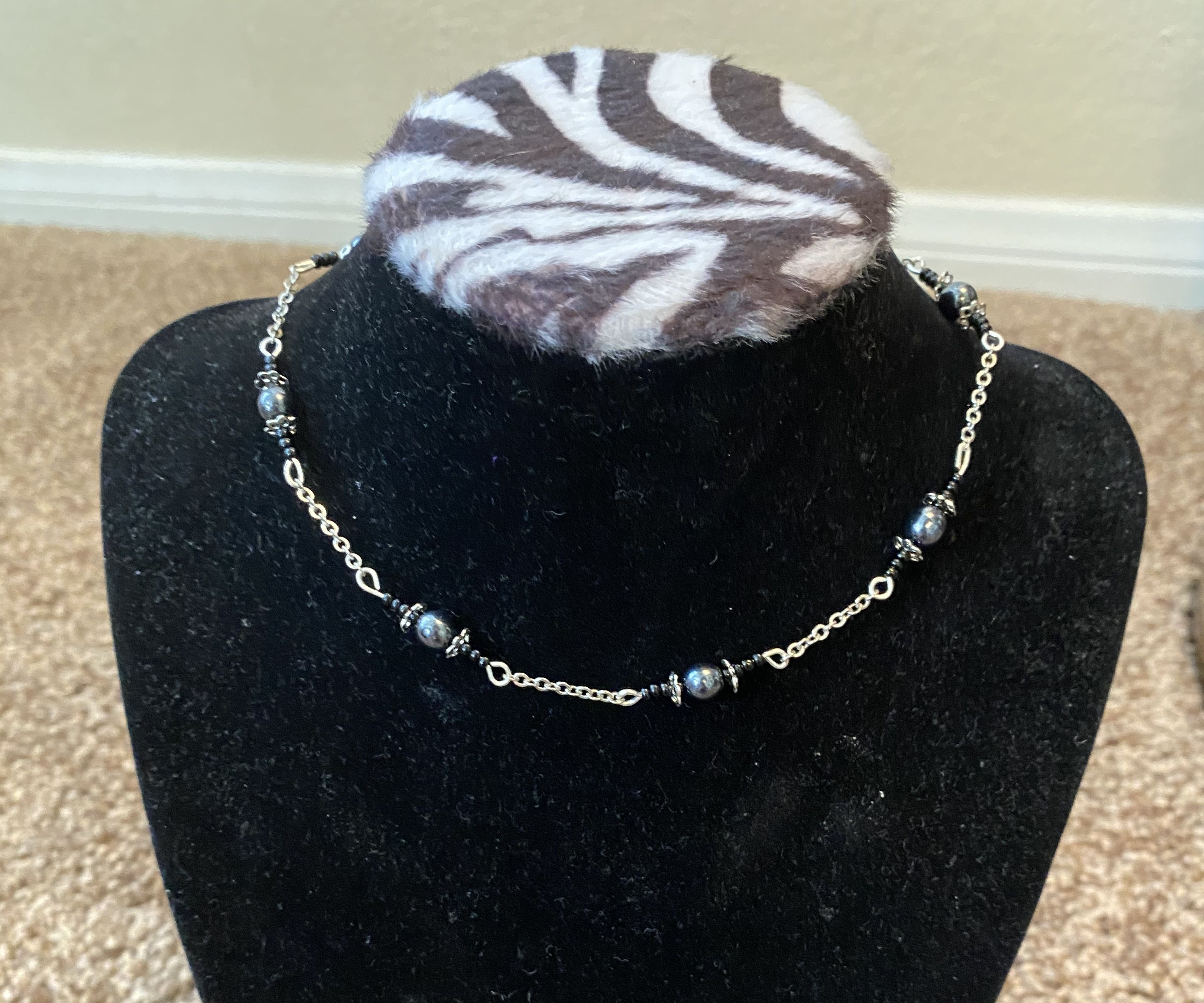 Simple Chain and Beaded Choker