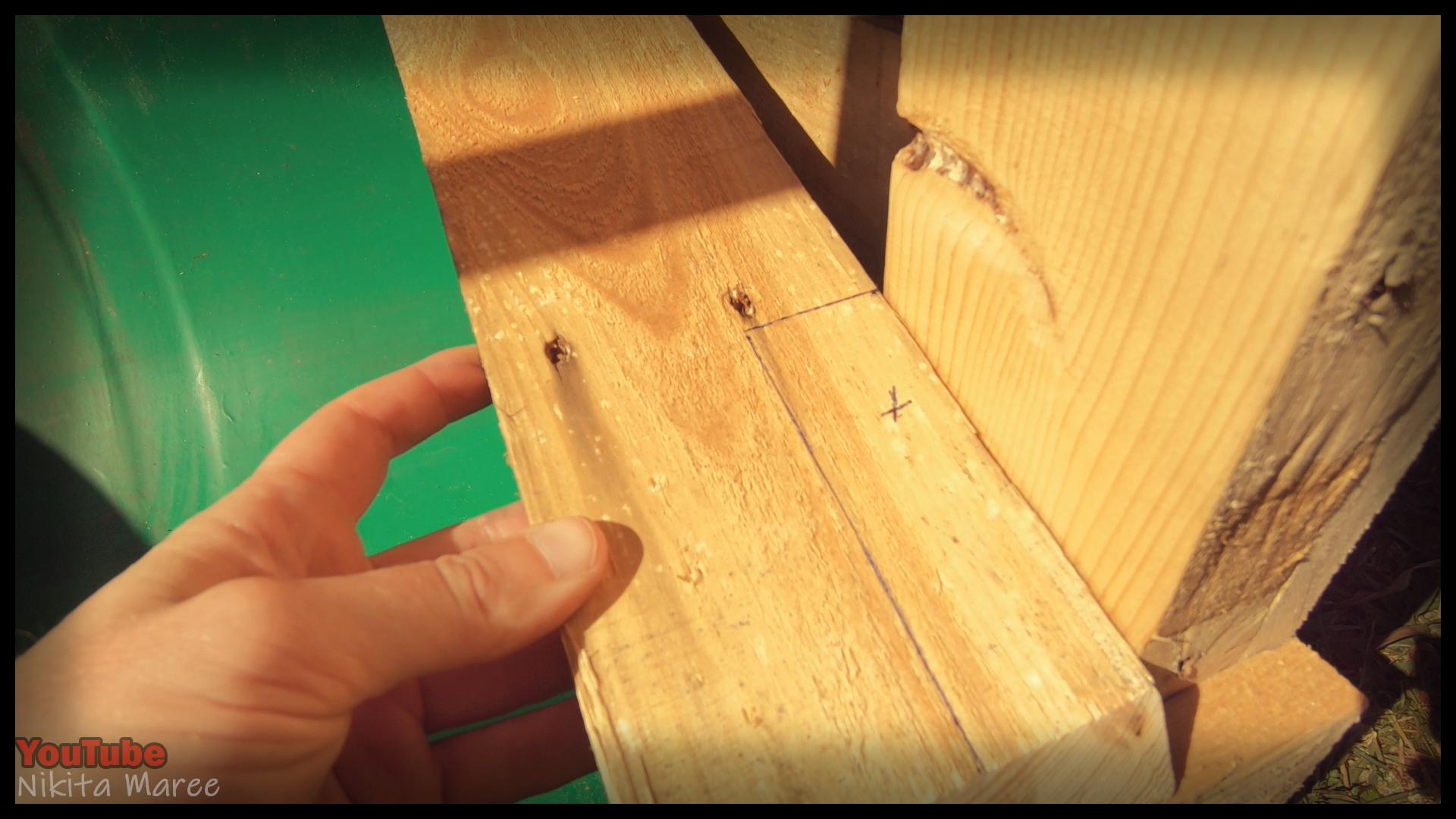 How to build a Livestock feeder DIY building animal trough Step by step instructions farm build with pallet wood (27).jpg