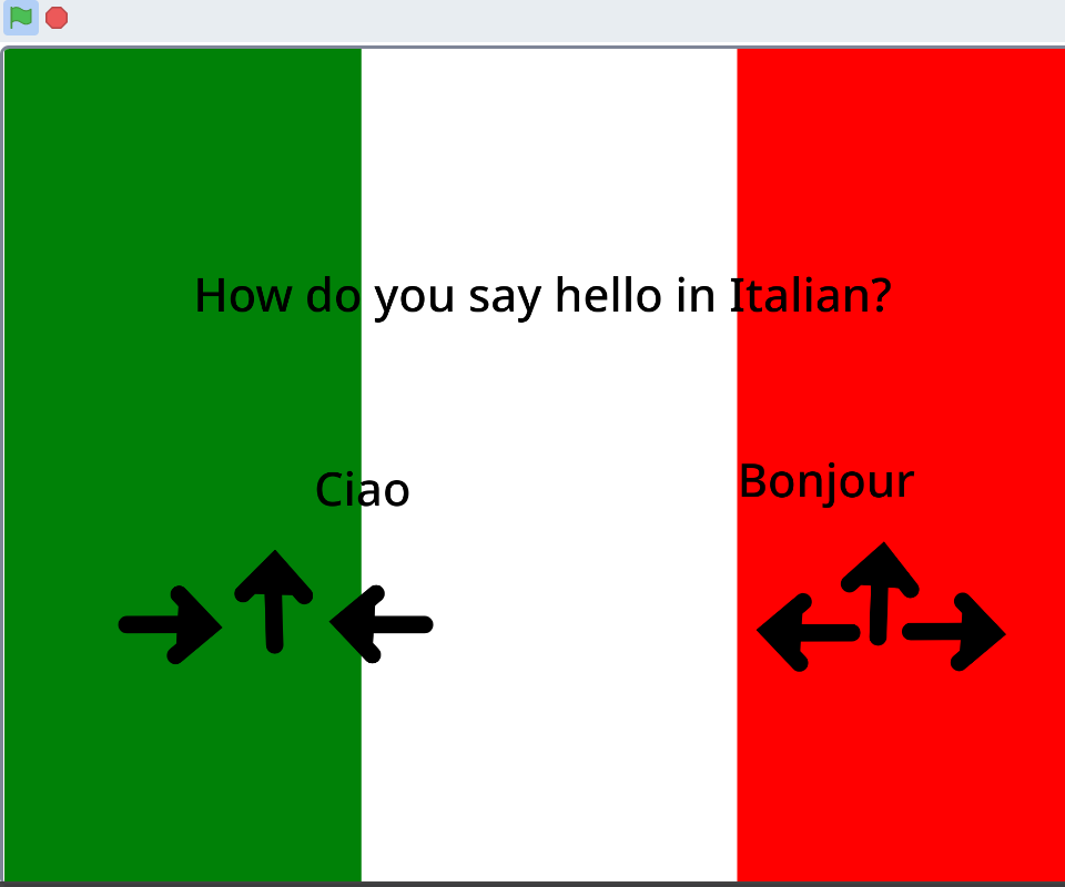 Makey Makey Learn Simple Italian Words/Phrases Game