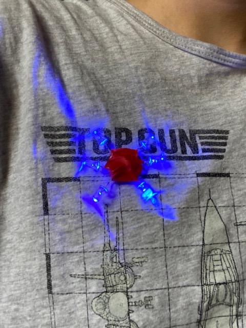 Simple Led Brooch 