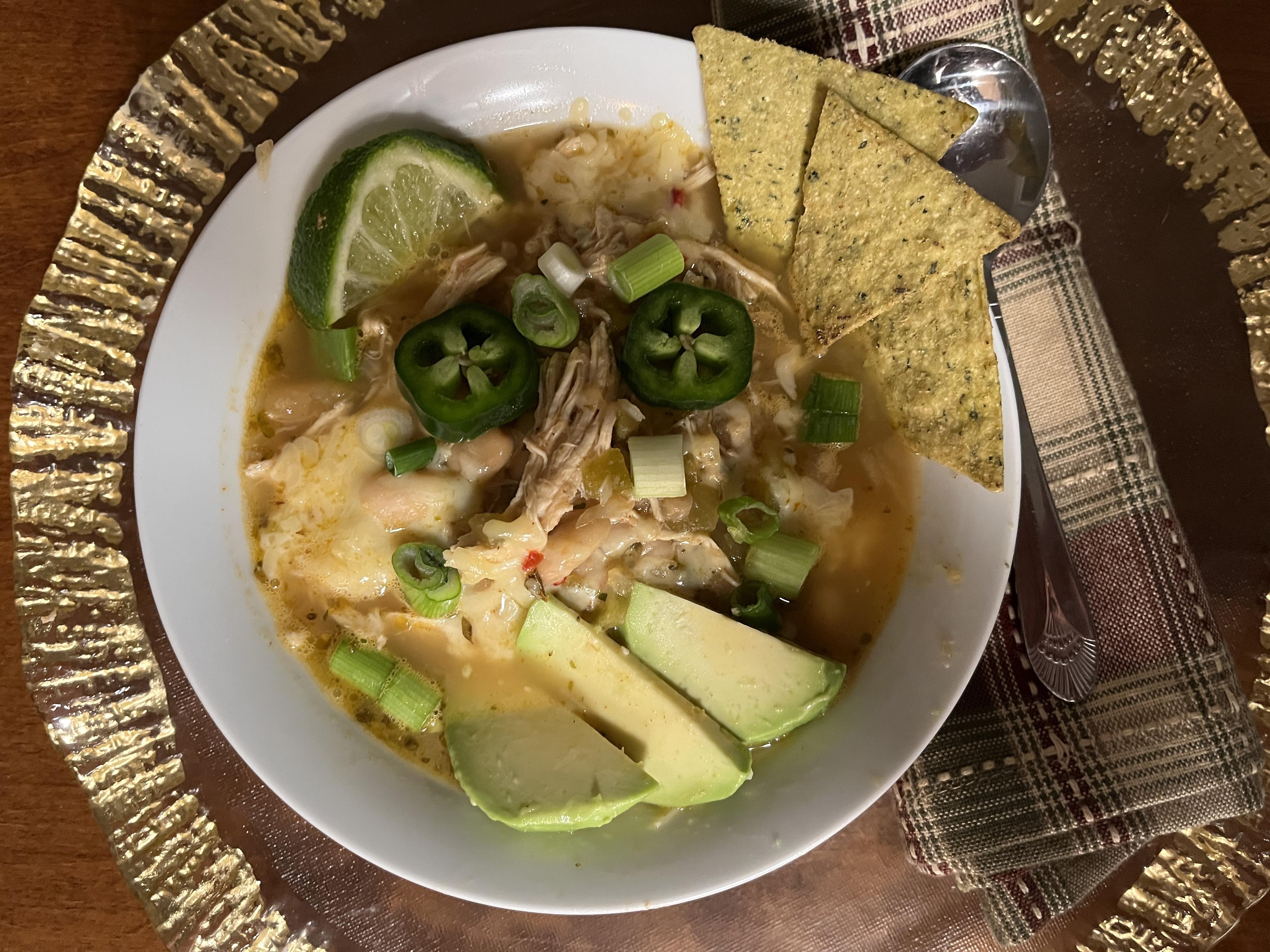 Spicy White Chicken Chili