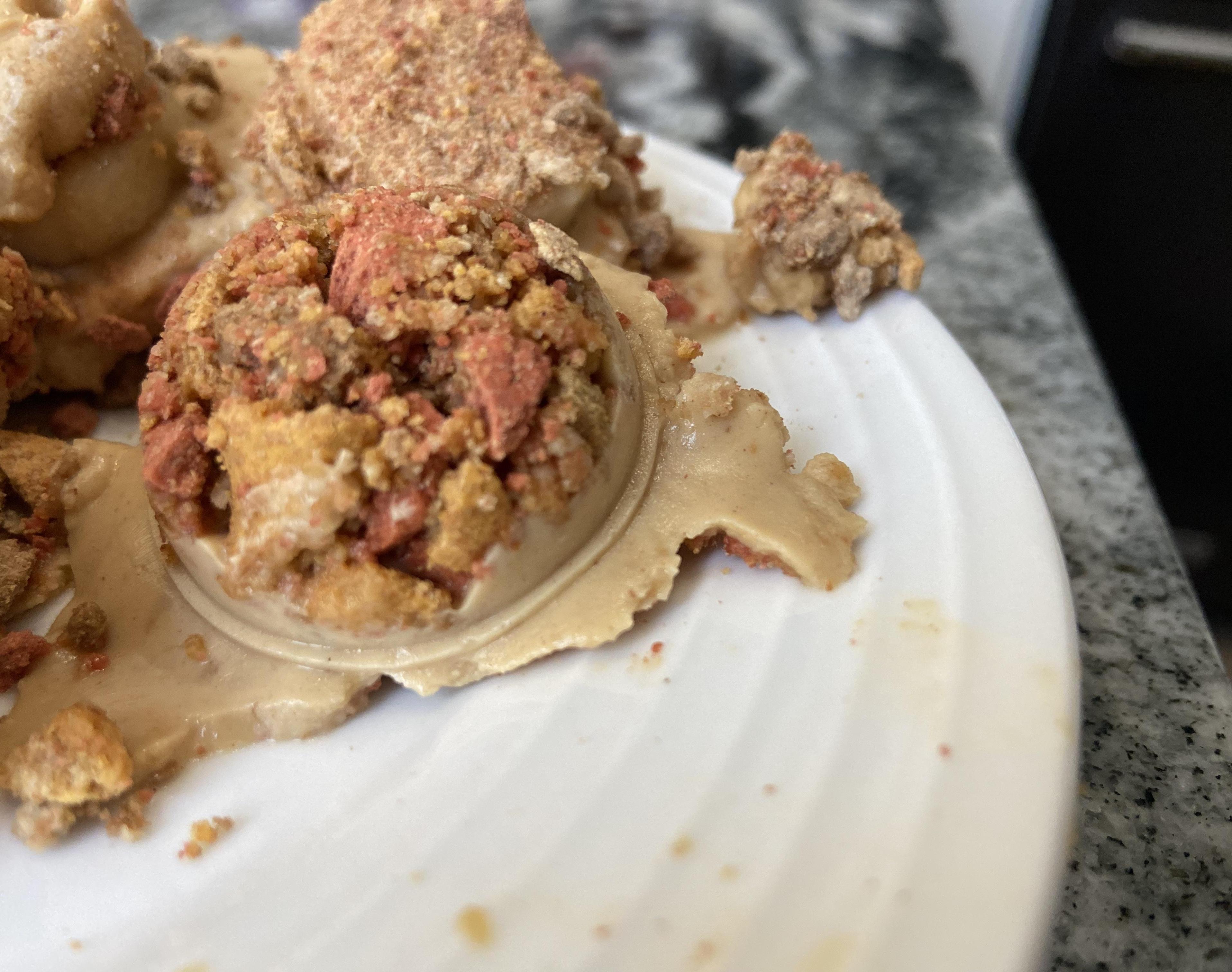 Easy Frozen Peanut Butter Pie Dog Treats