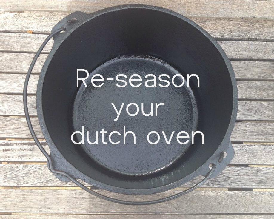 Re-season Dutch Ovens