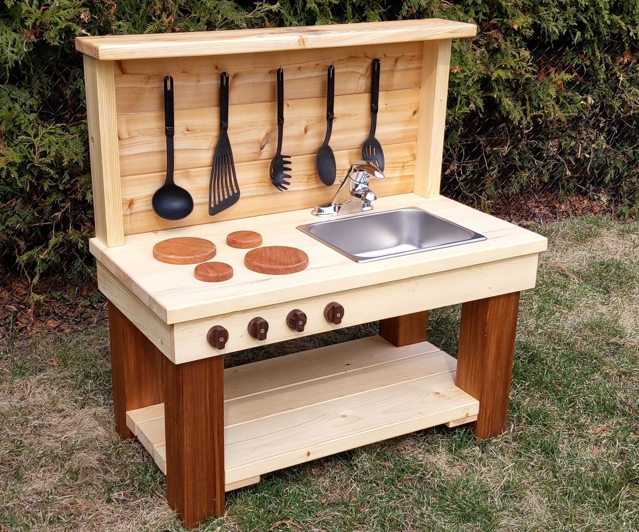 Scrap Wood Mud Kitchen