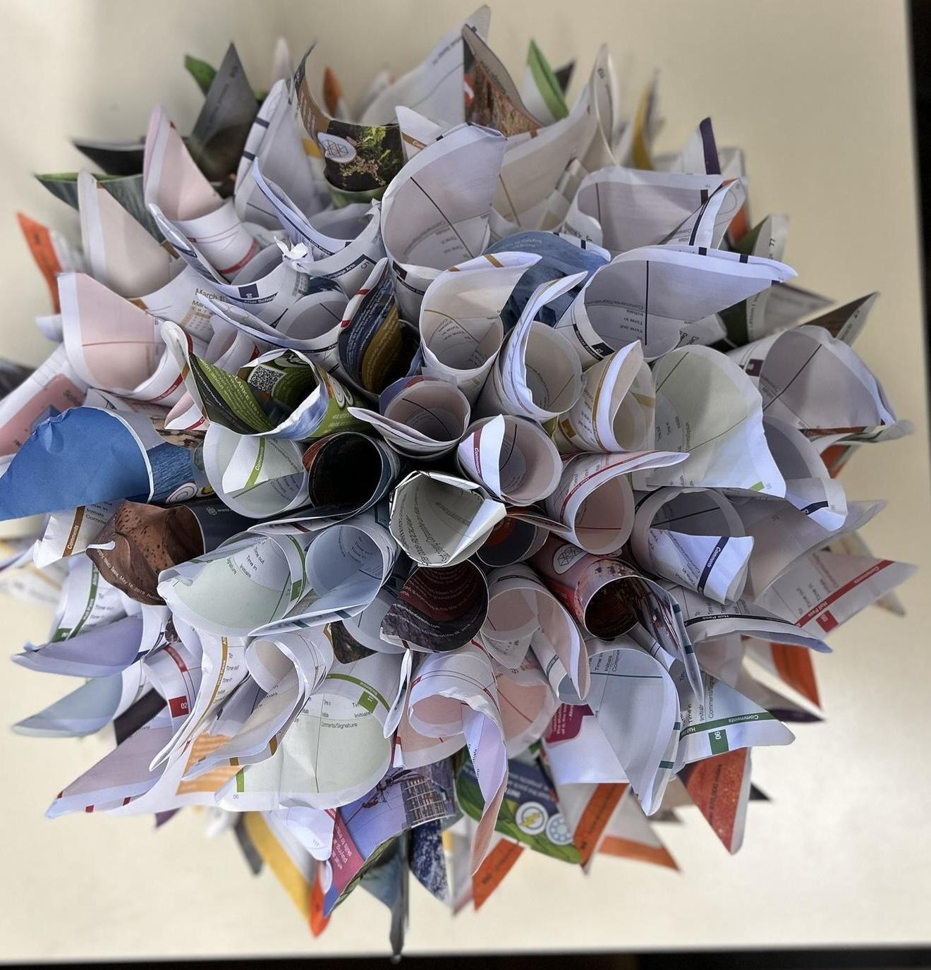 Paper Dandelion Flower