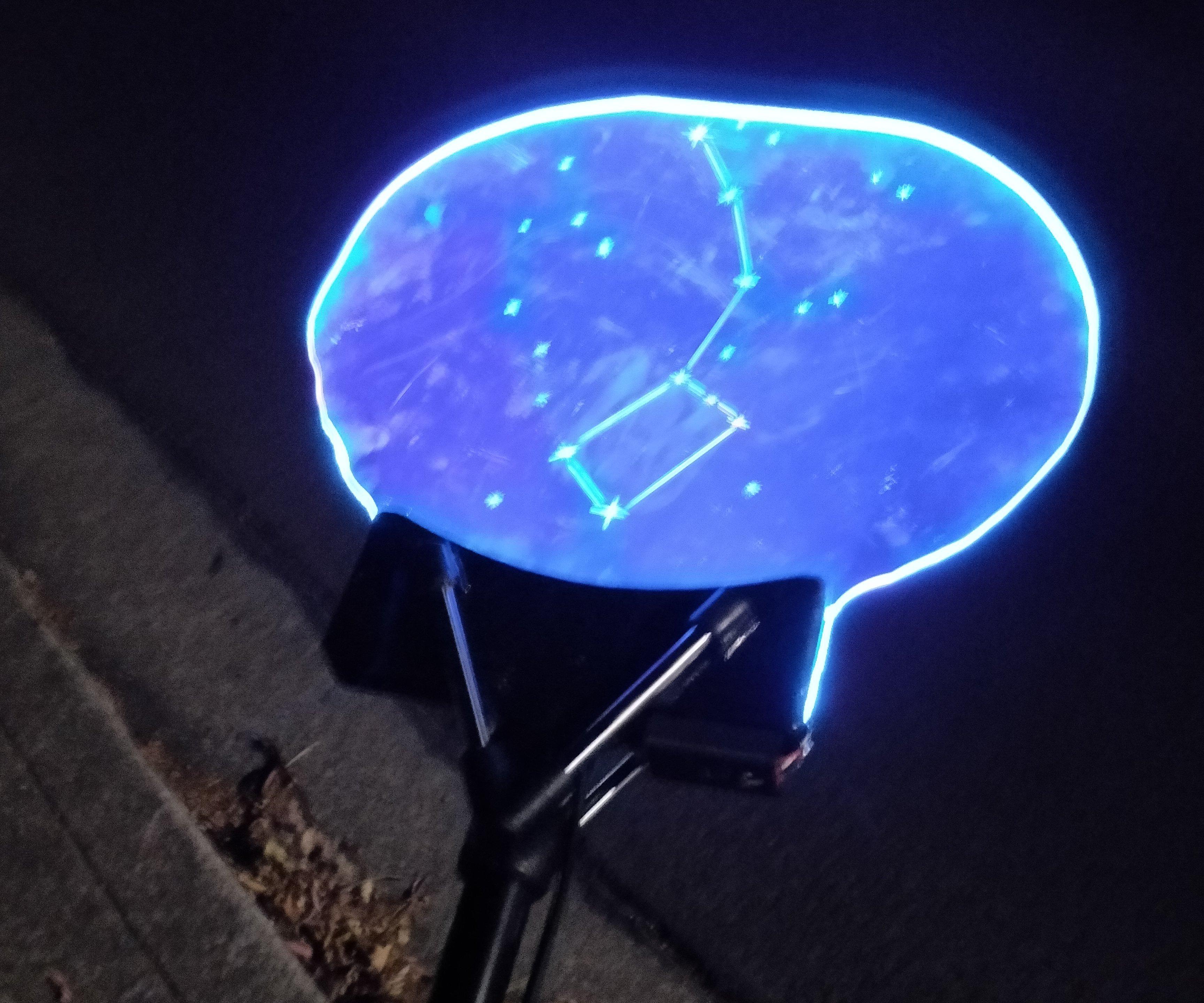 Acrylic Light Panel Rave Totem