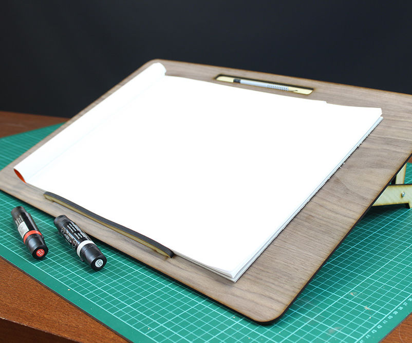 How to Make a Lasercut Adjustable Drawing Board