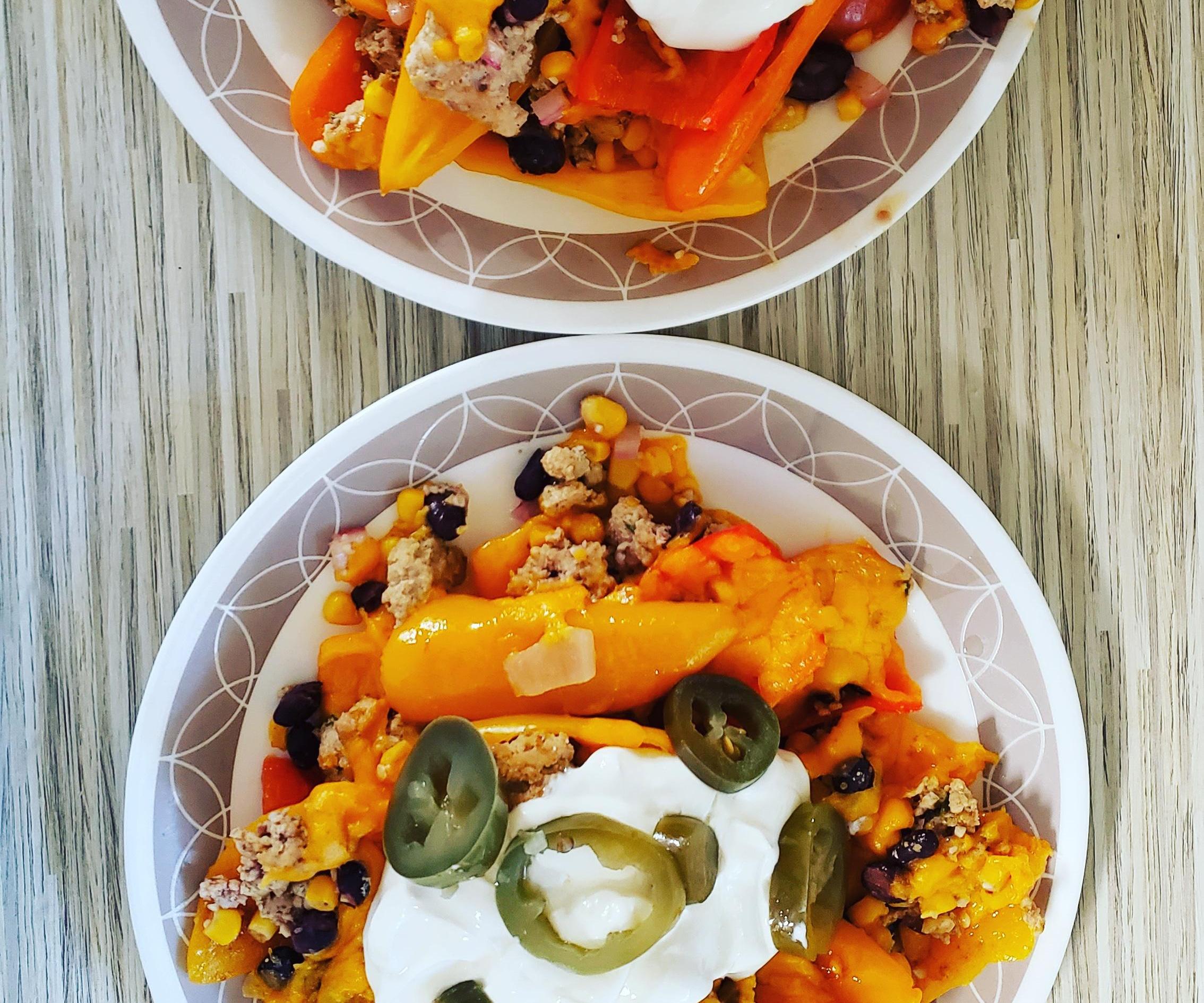 Sweet Pepper Nachos 