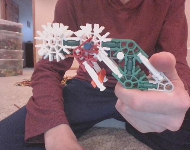 Knex Gun That Shoots With No Rubber Bands!