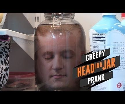 Halloween Prank: DIY Head in a Jar