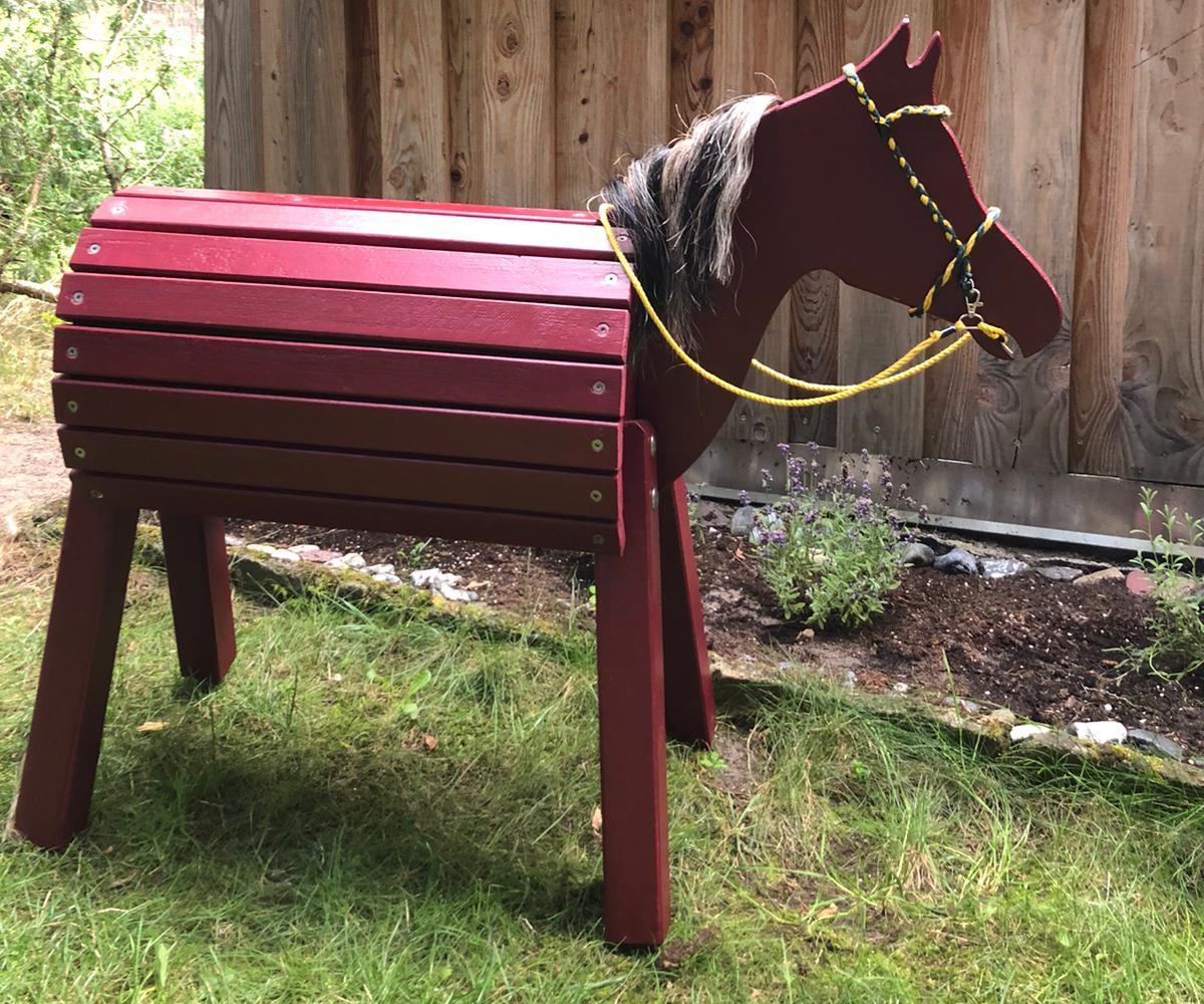 Wooden Backyard Horse