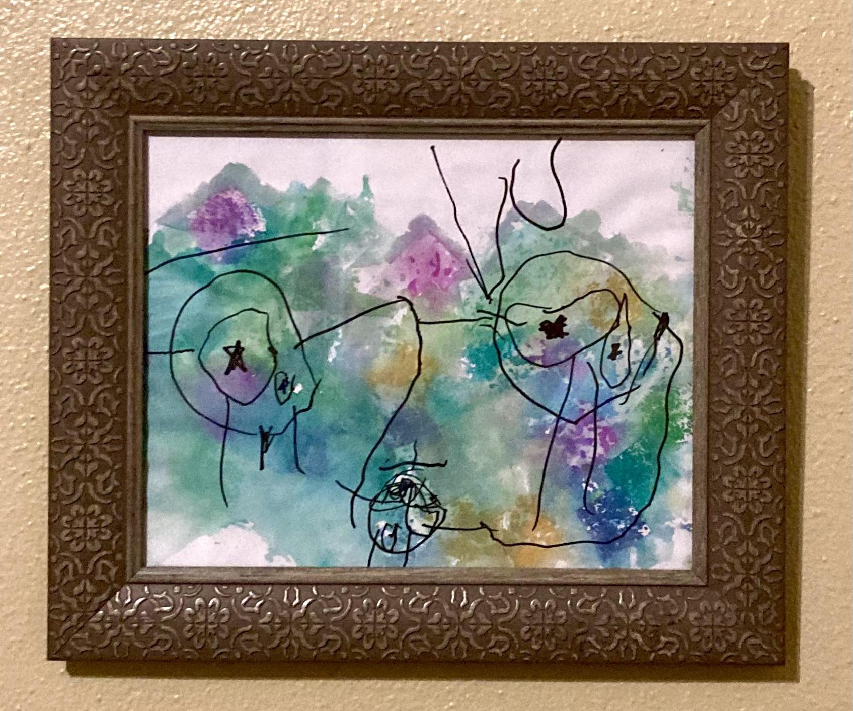 Frame Ready Kid Drawn Art