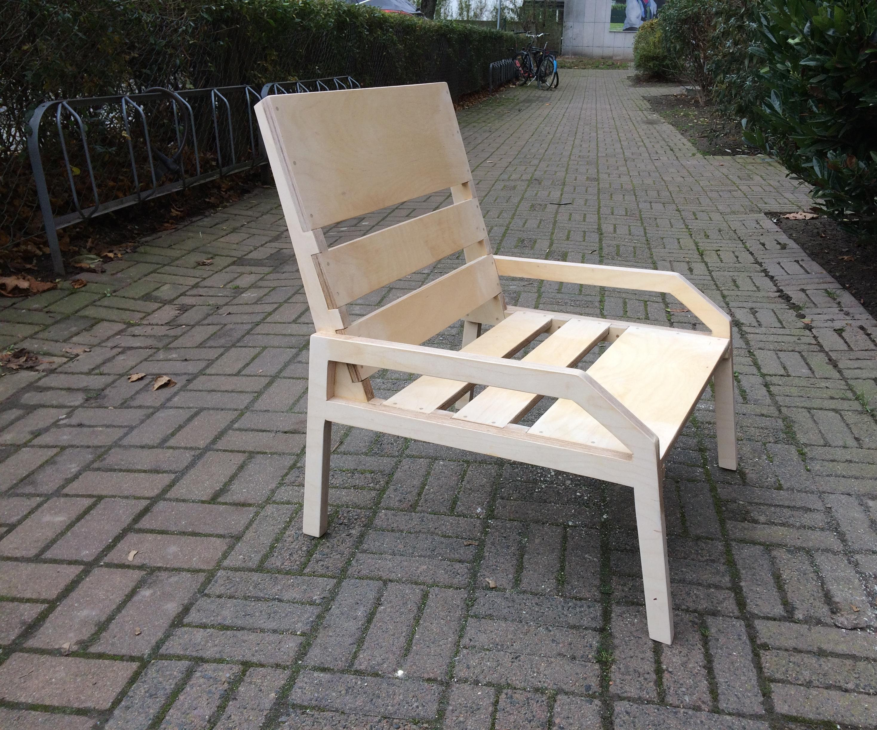 Plywood Lounge Chair