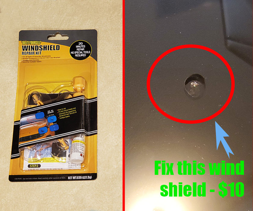 Repair a Wind Shield for $10