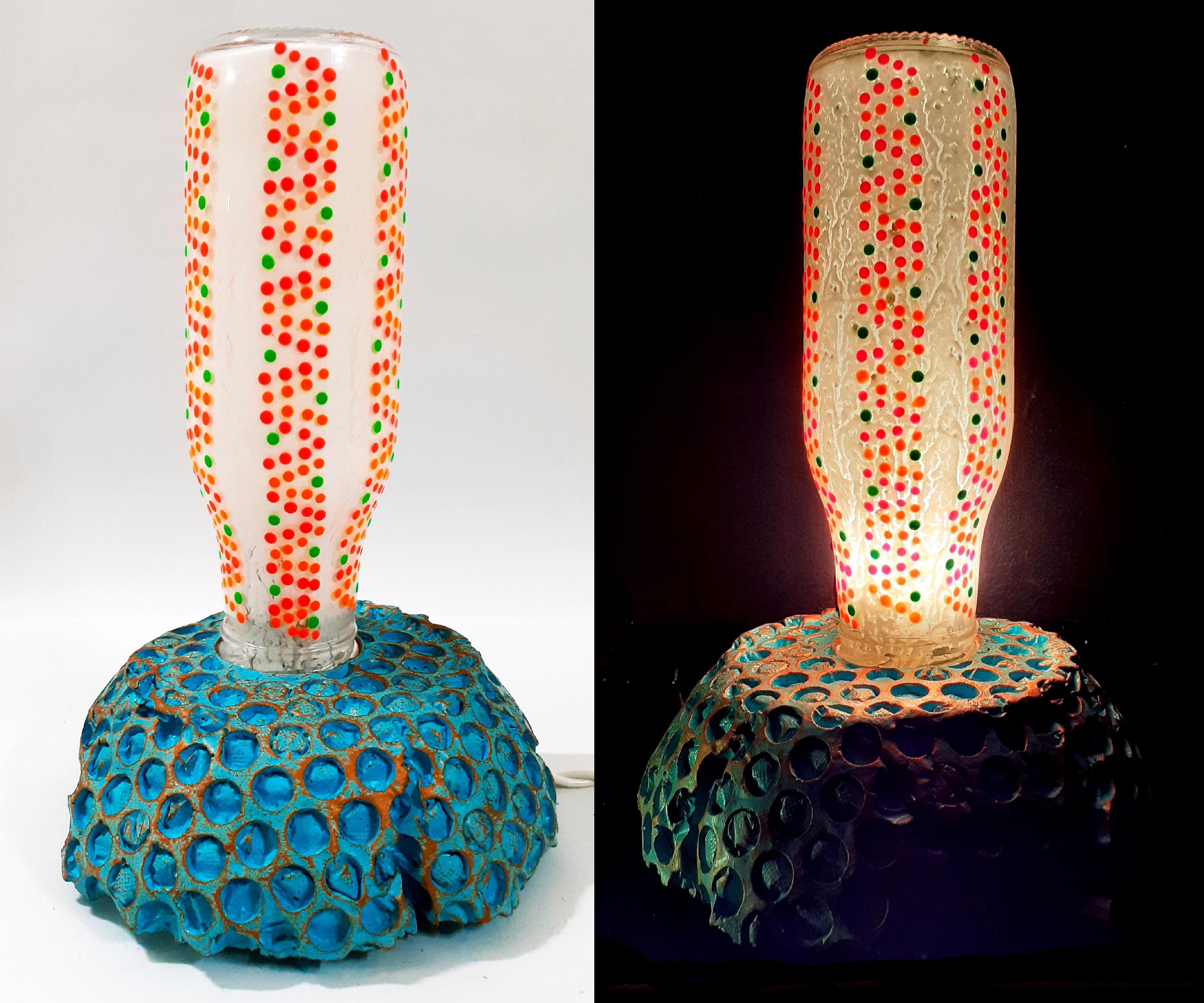 Dots: a Cement-base Lamp