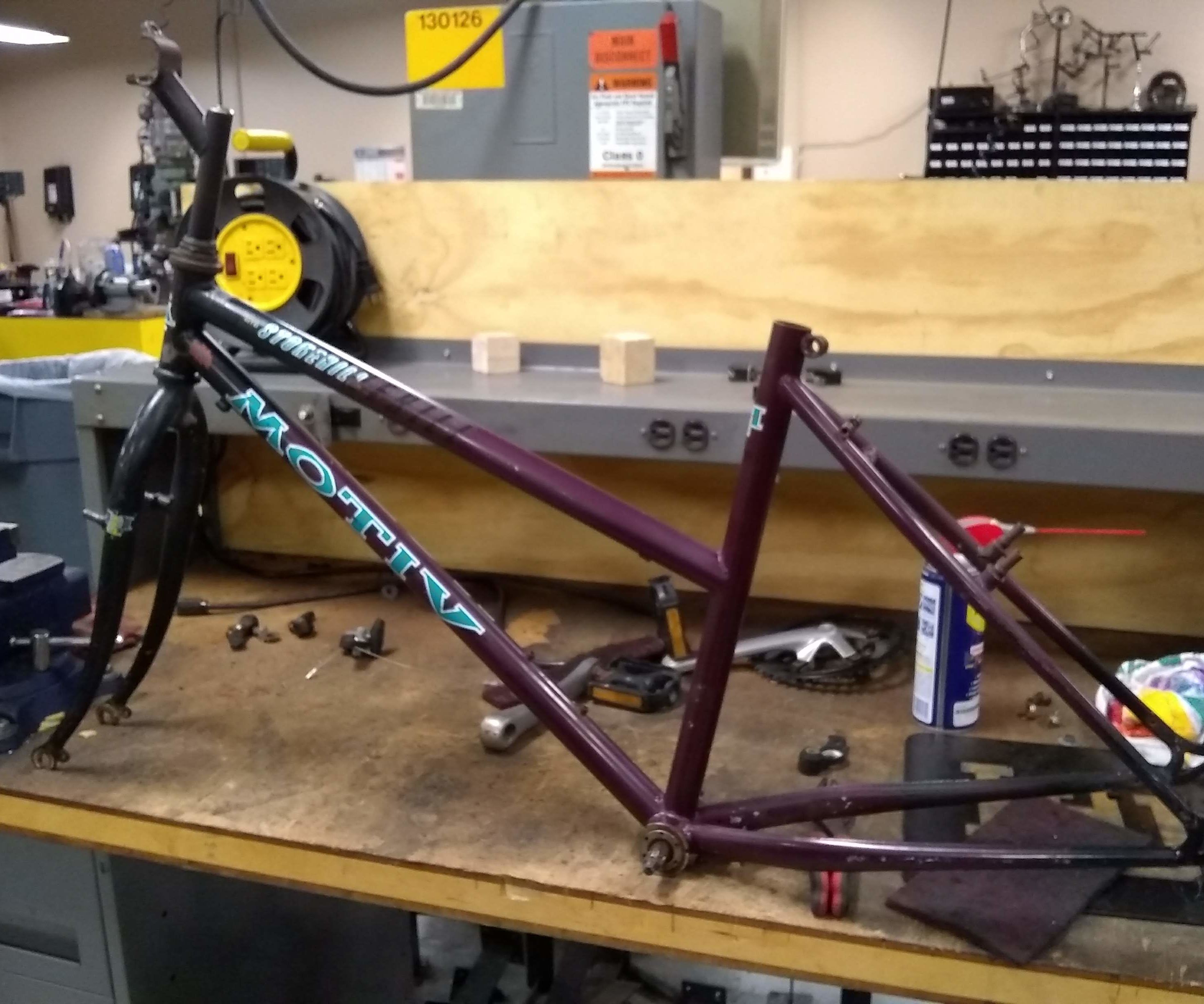 Rebuild Old Bicycle With Spare Parts