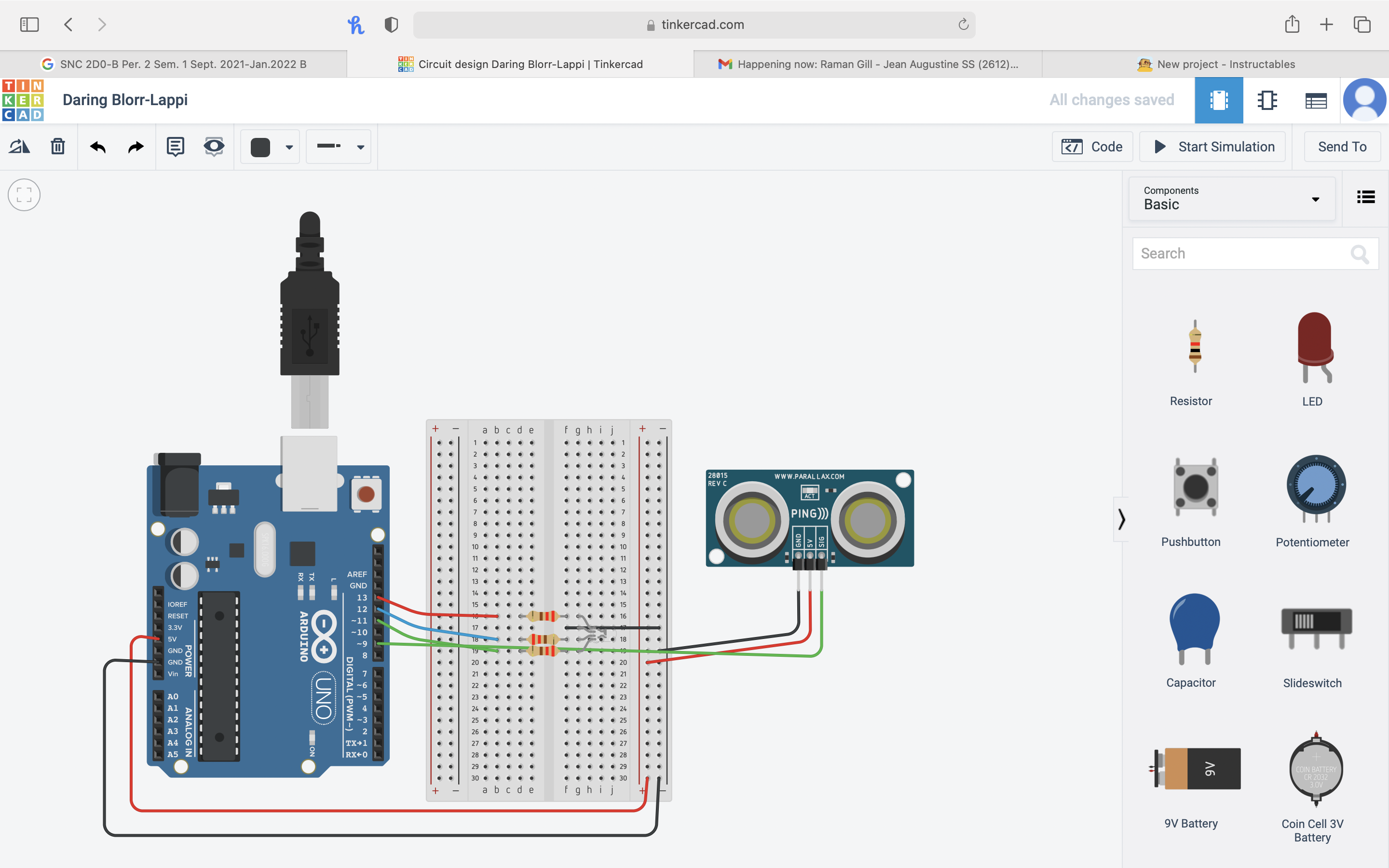 Distance Meter With RGB