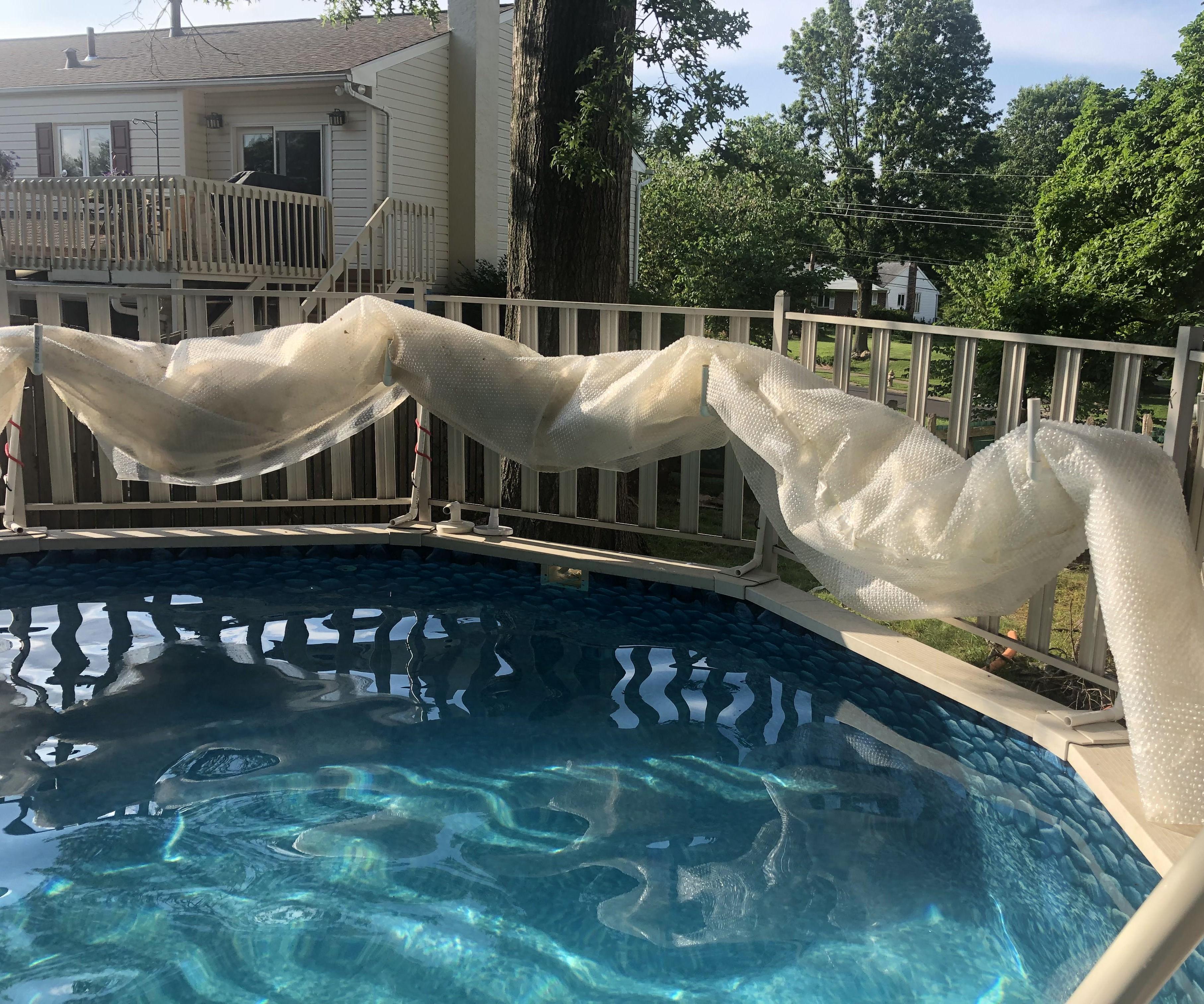 AG Pool Solar Cover Holder and Privacy Screen