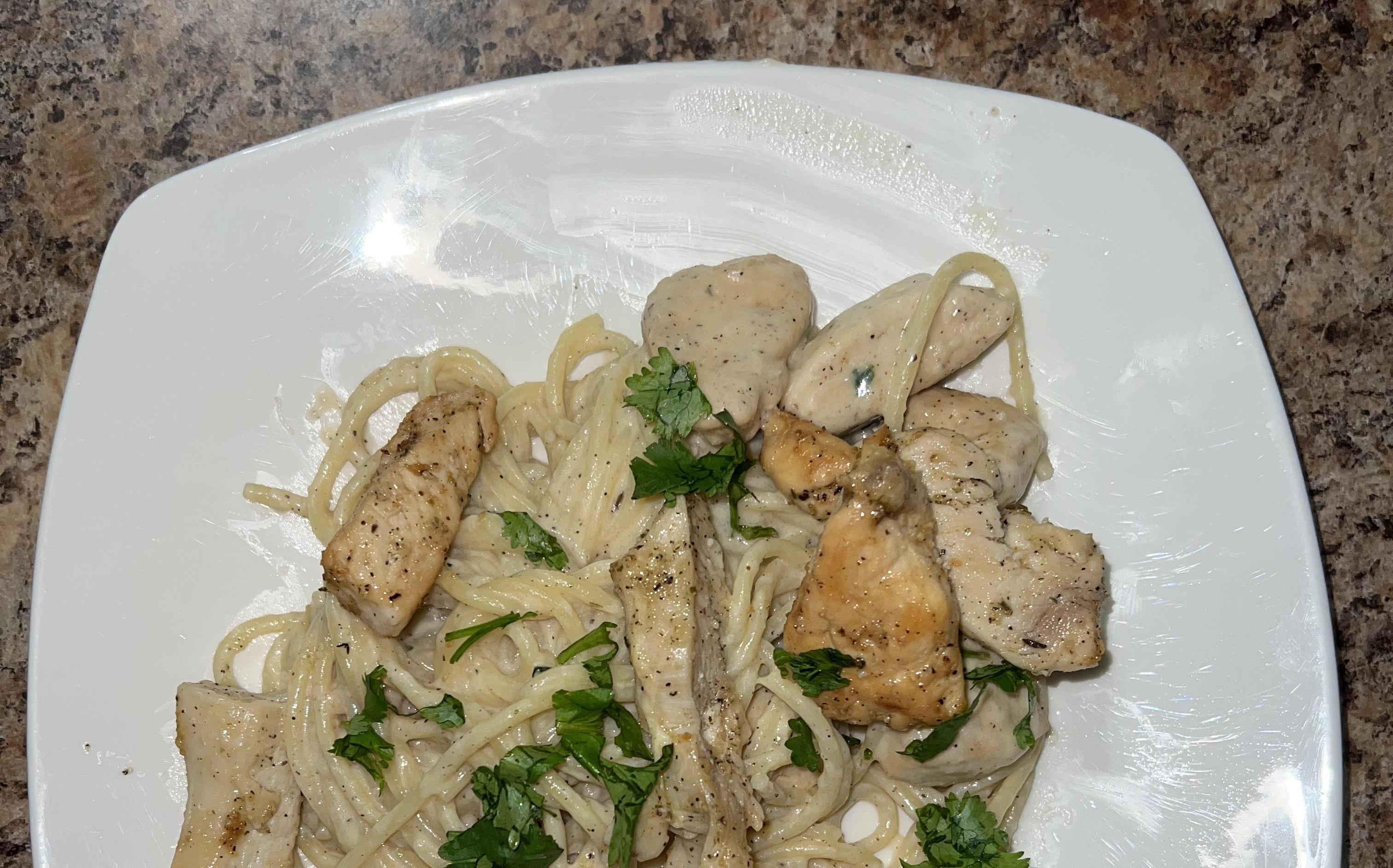 Creamy Cilantro-Lime Chicken Pasta