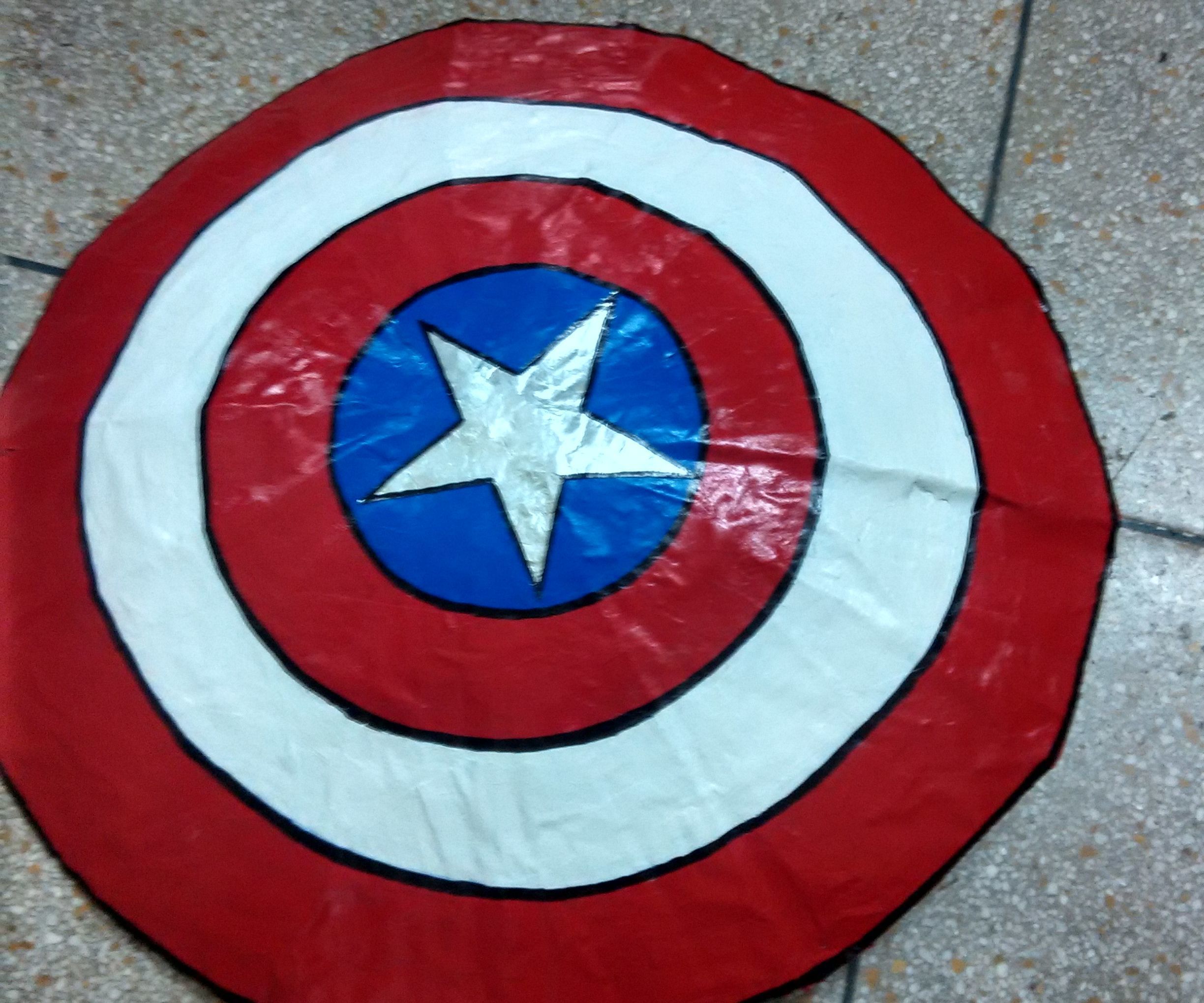Captain America's Shield Using Cardboard