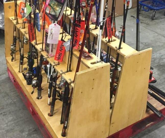 Fishing Pole Rack