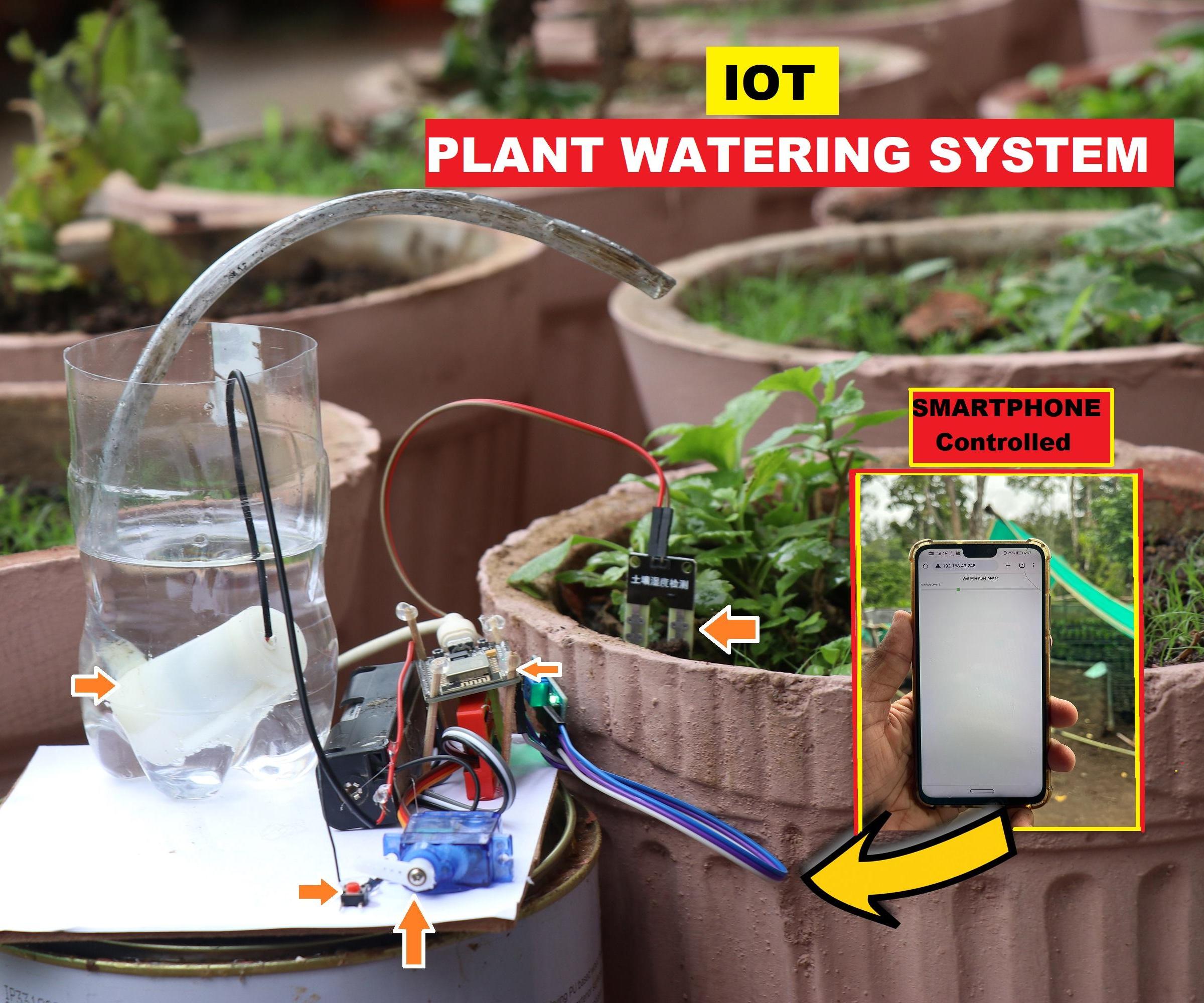 How to Make IoT Plant Watering System With Web Server Monitoring