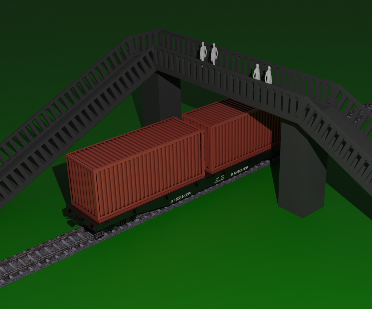 Railroad Crossing Bridge