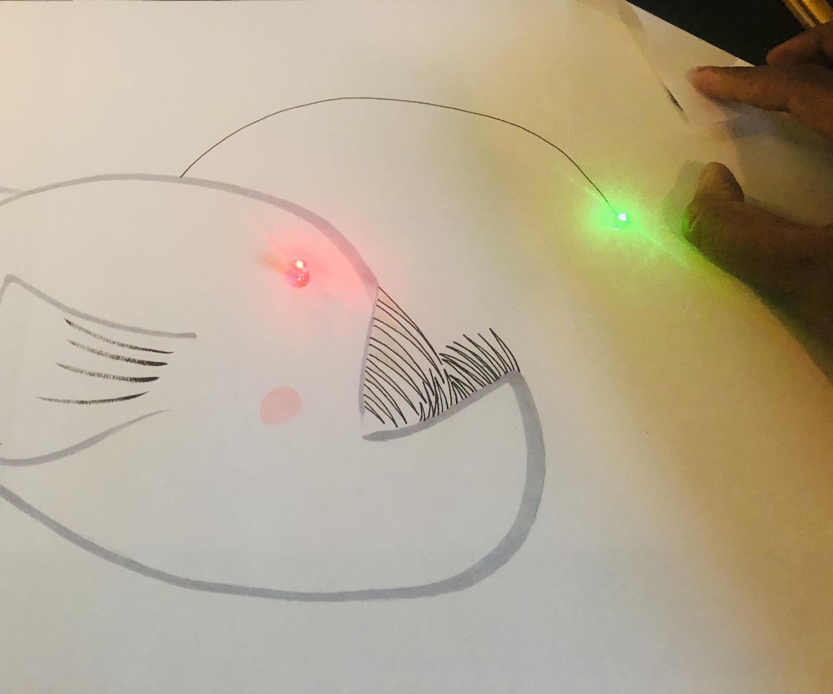 How to Make a Light Up Angler Fish!
