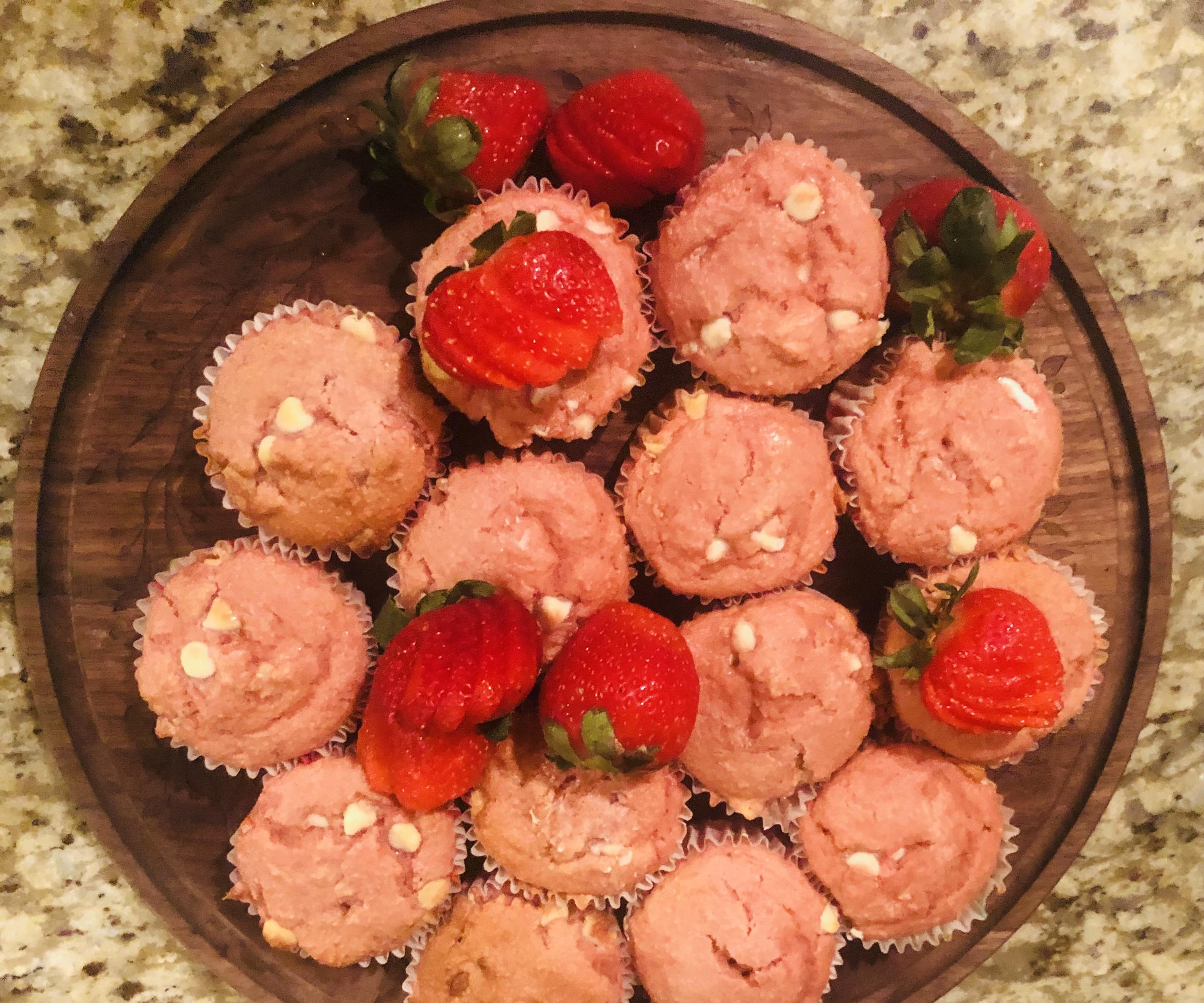 Chocolate Strawberry Muffins