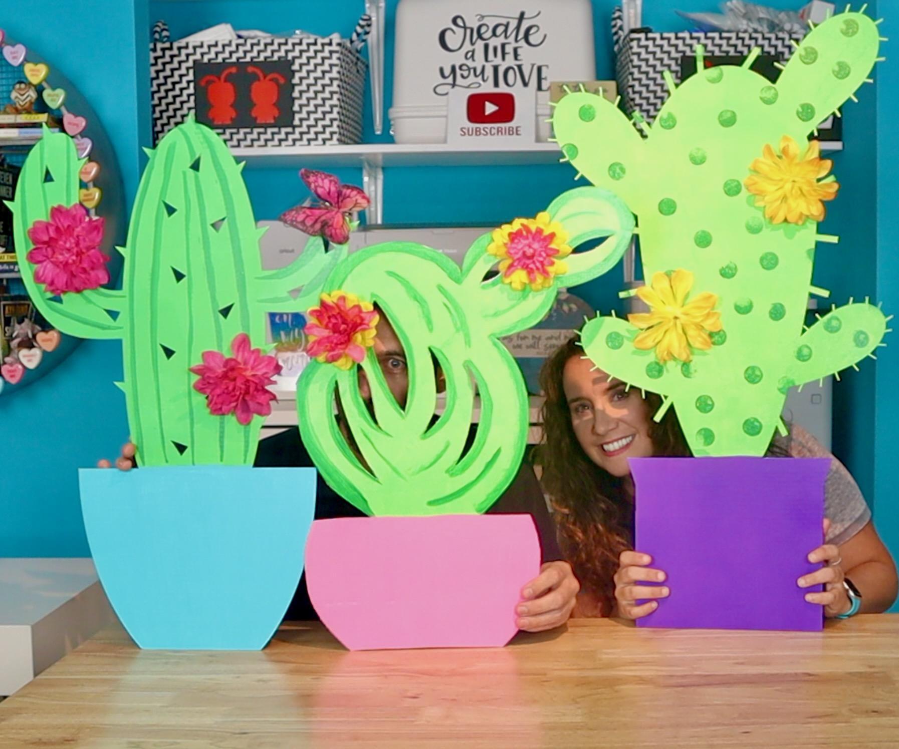 Make Big Cactus Cutouts for Less Than $5! 