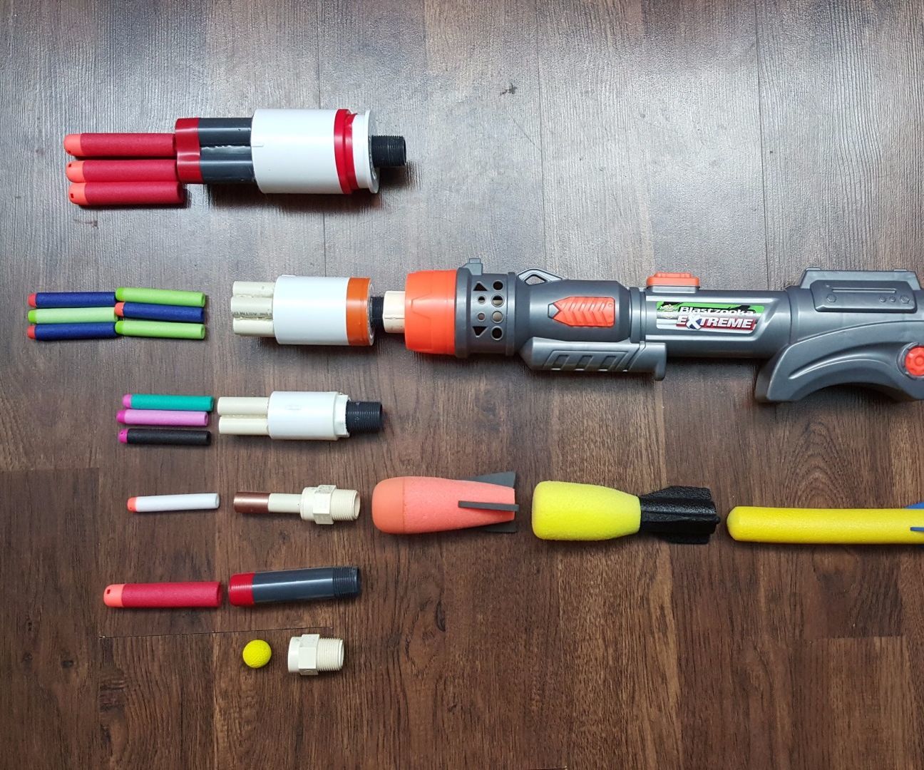 Ultimate 7-In-1 Modular Nerf blaster from a Blastzooka