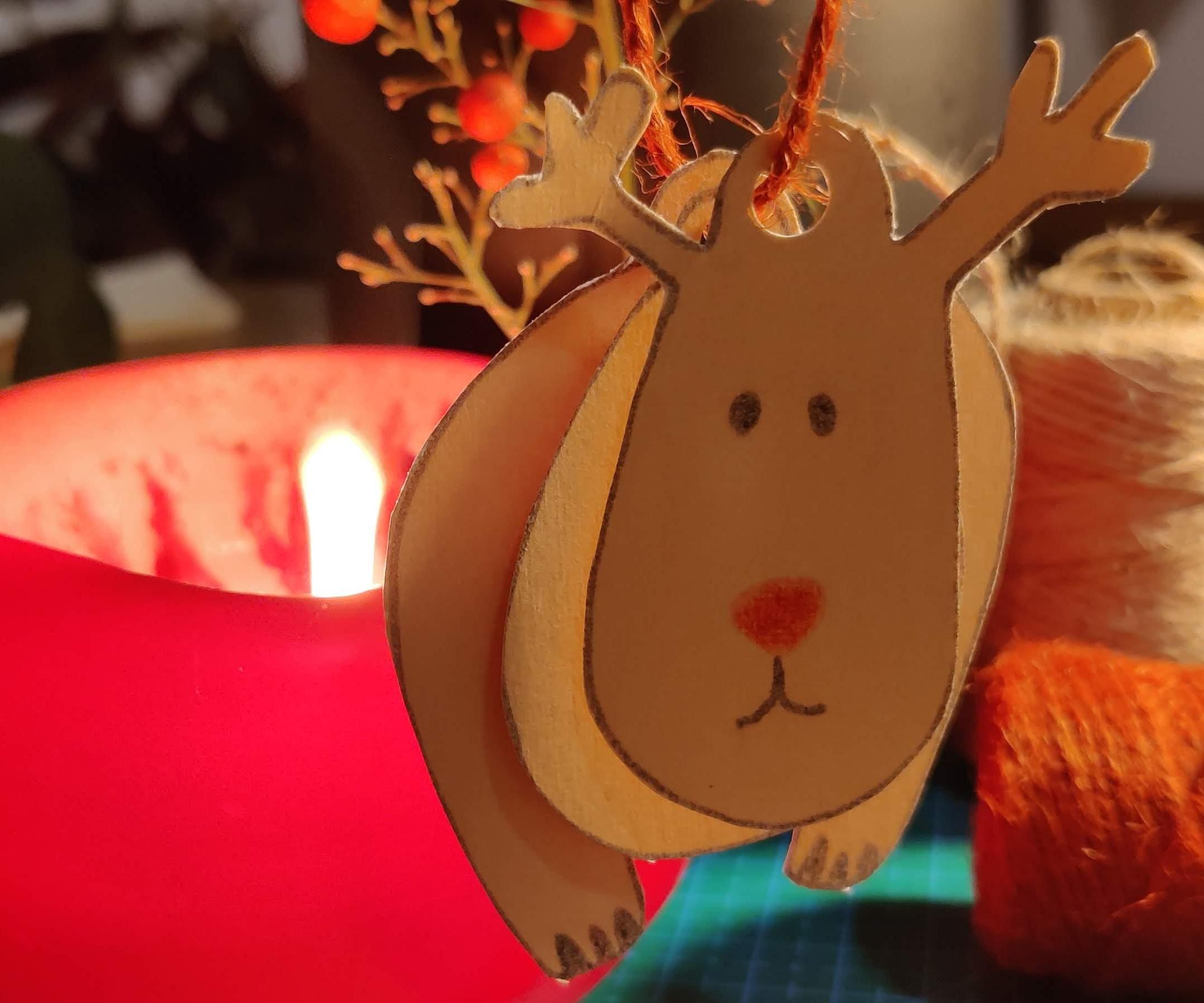 Reindeer Moving: an Easy Decoration 