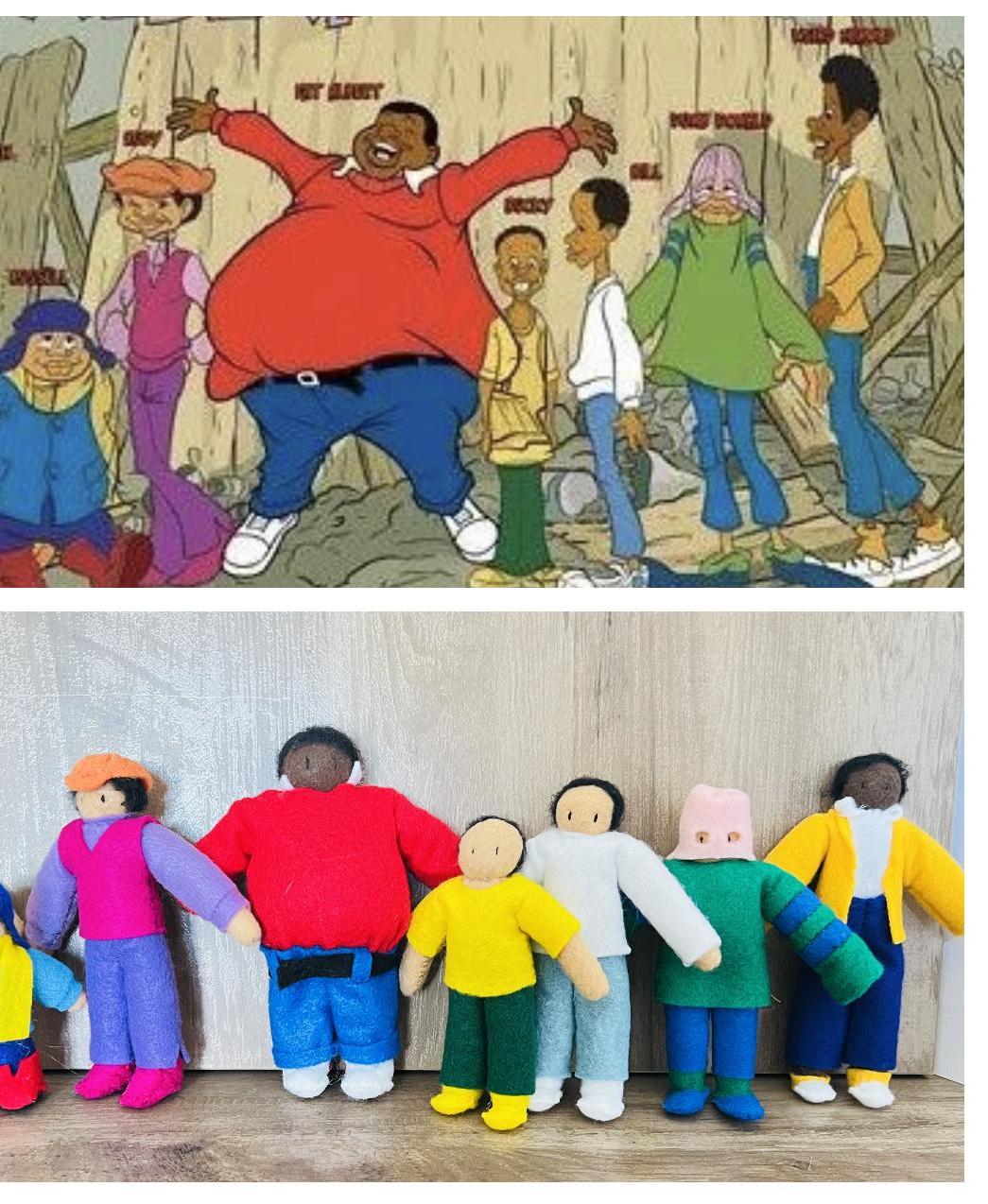 Sewing the Characters From Fat Albert
