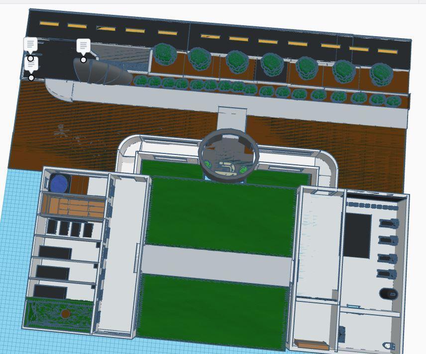 James Develin's Gym- Tinkercad