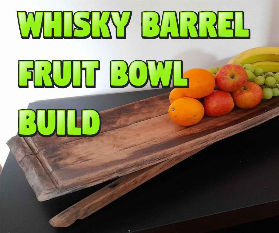 Whisky Stave Platter/Fruit Bowl