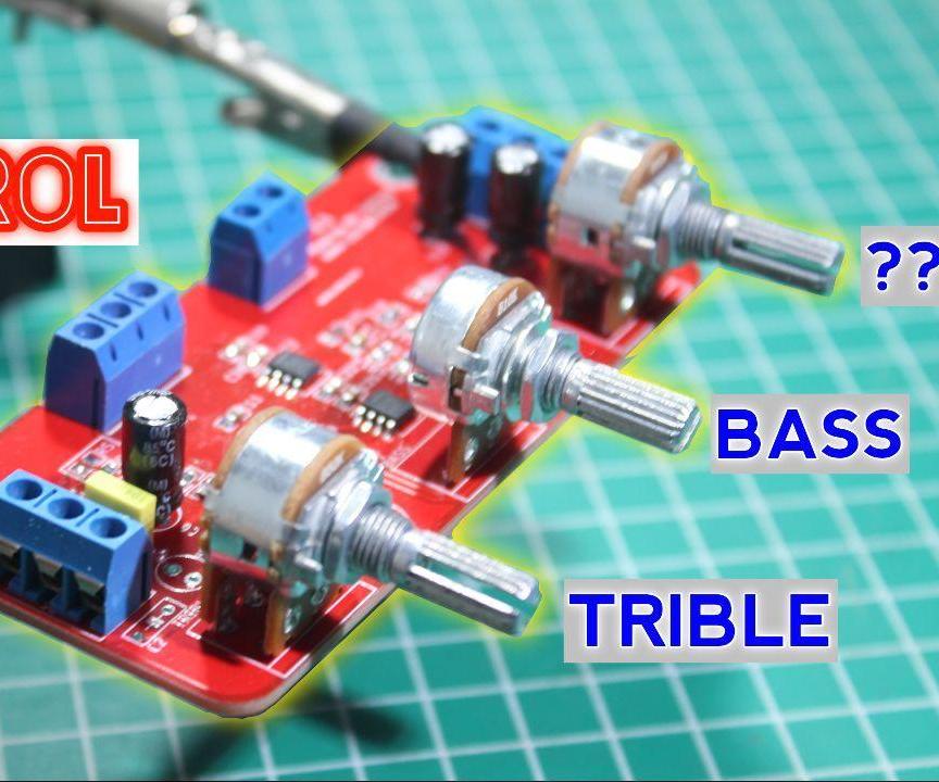 How to Make a Tone Control LM358 for Amplifier 2.1