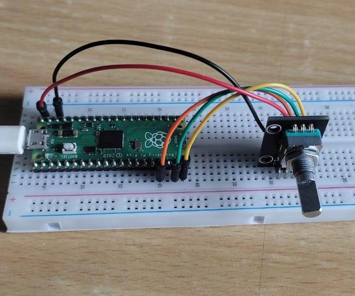 Raspberry Pi Pico and Rotary Encoder