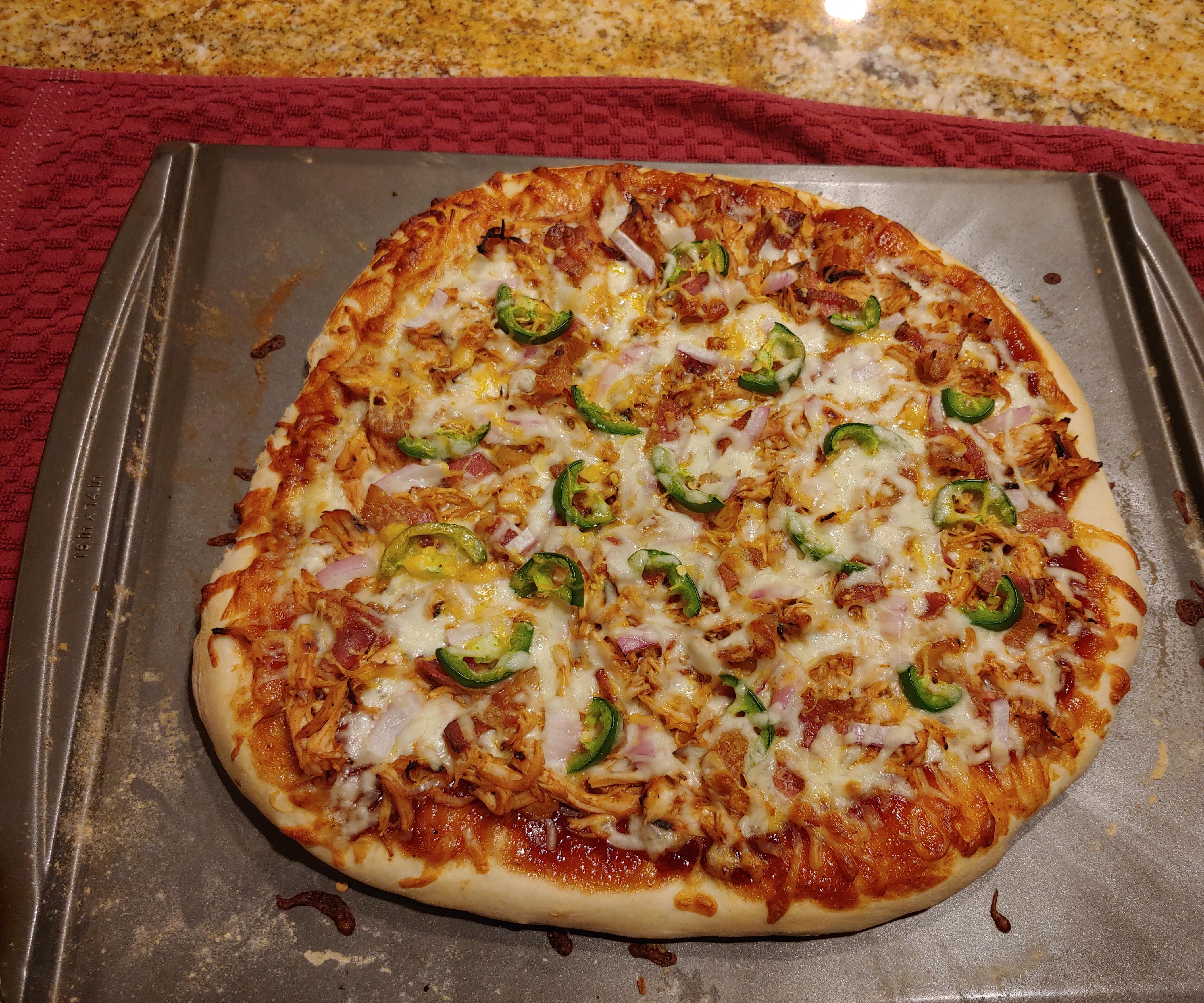 BBQ Pizza Instructions