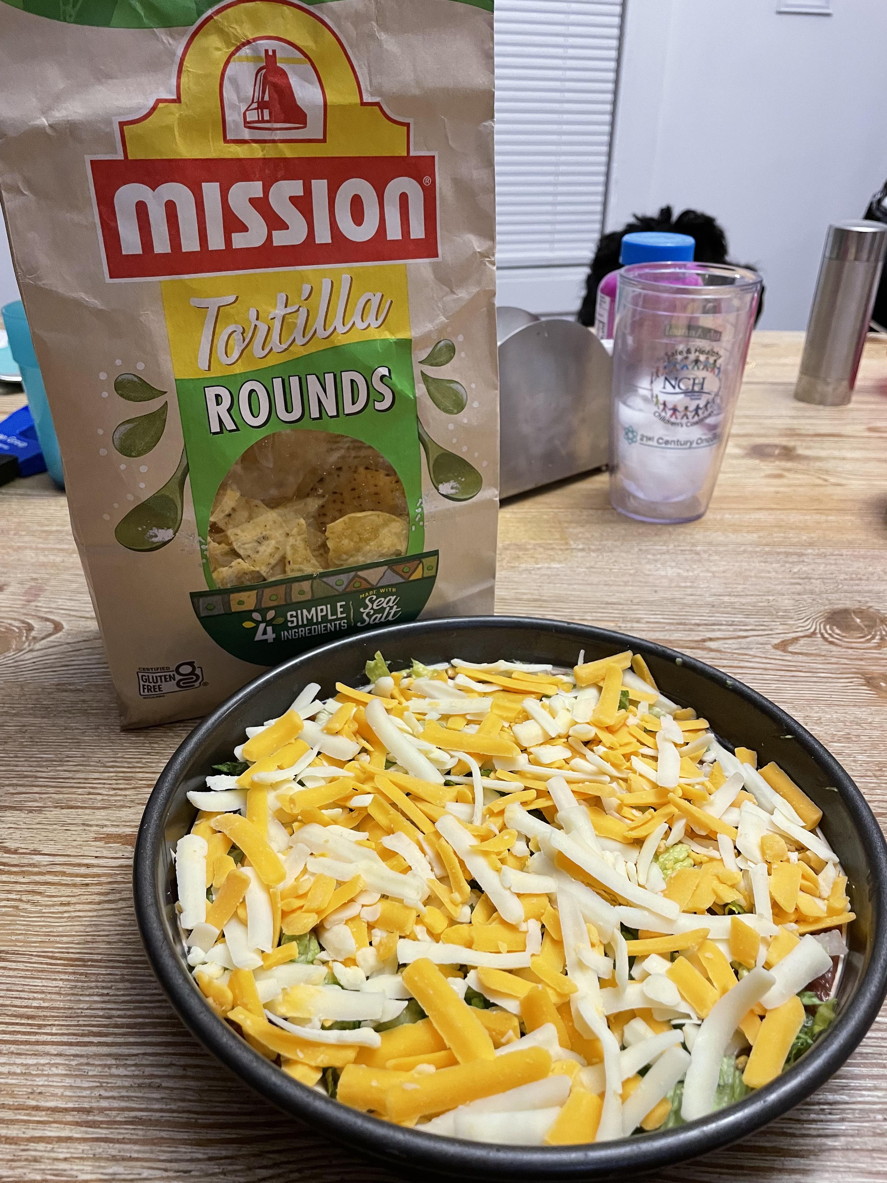 Five Layers of Awesome Mexican Dip