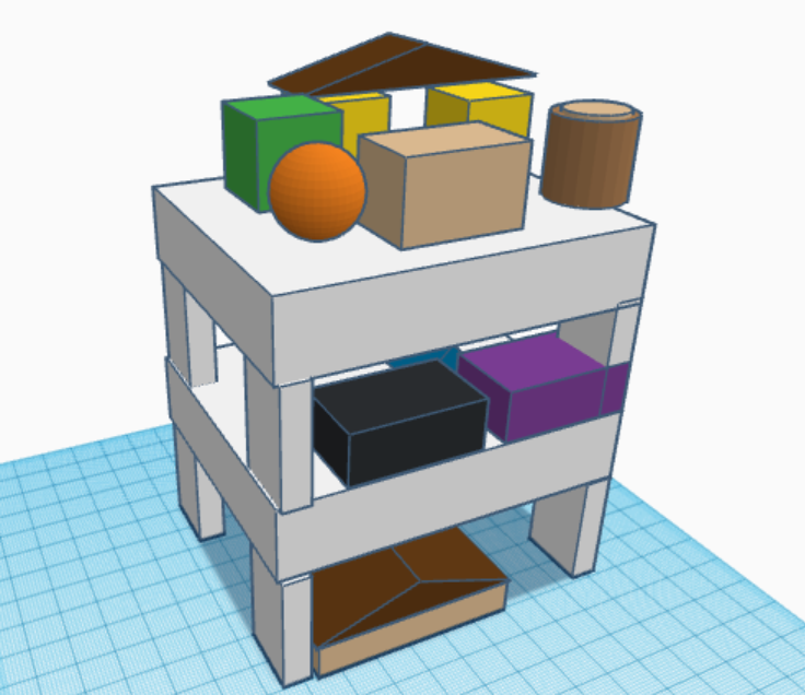 Nathanael's Organising Shelf