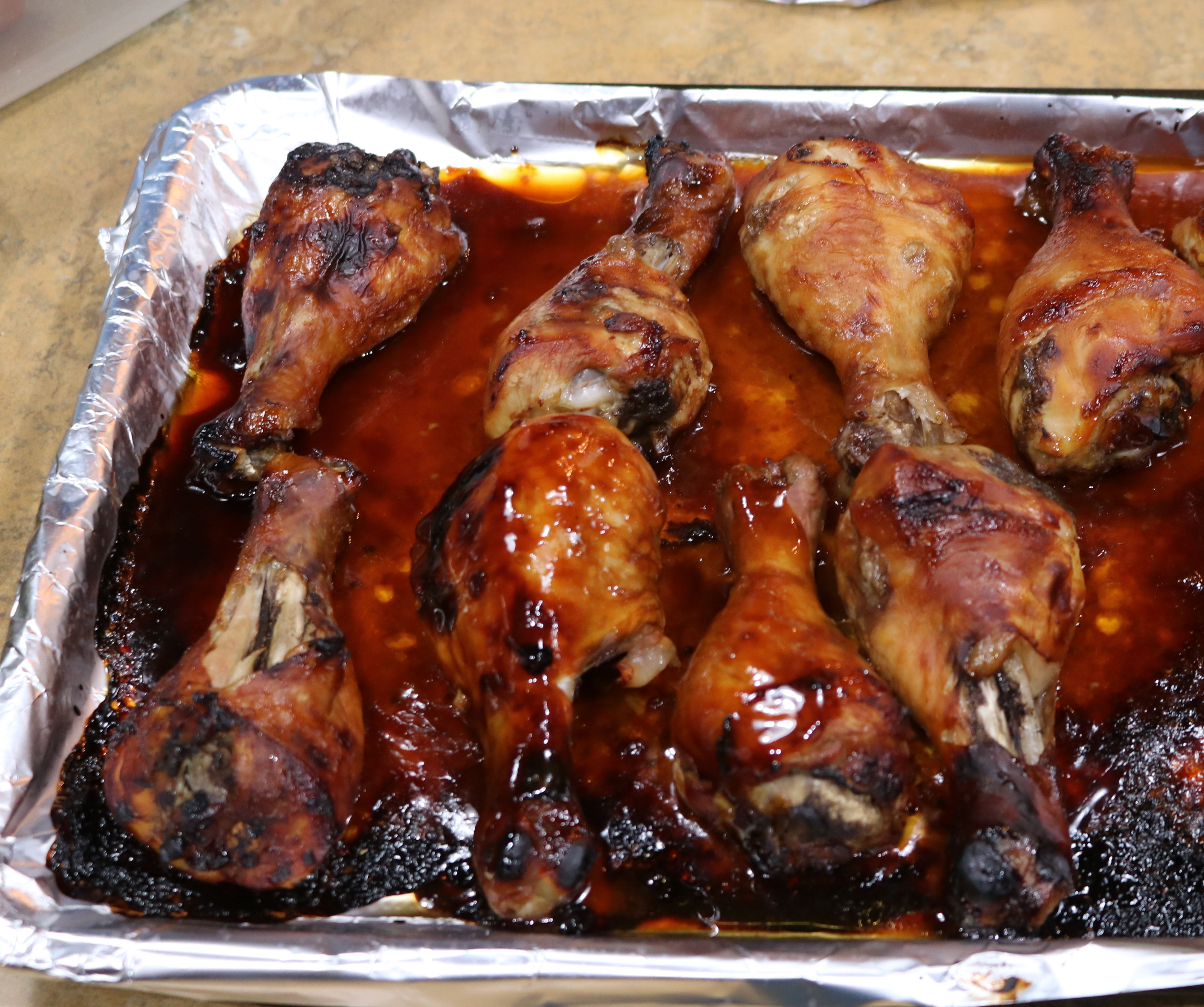How to Make Honey BBQ Chicken Drumsticks