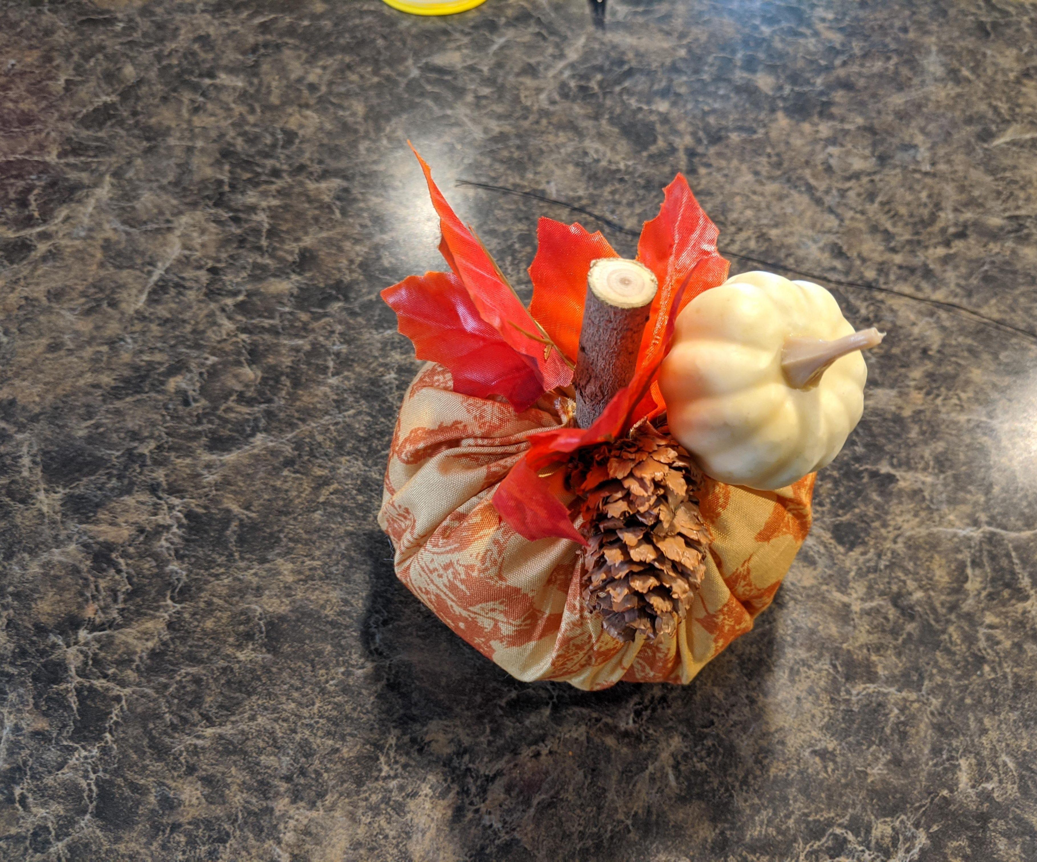 Fabric Pumpkin Decorations