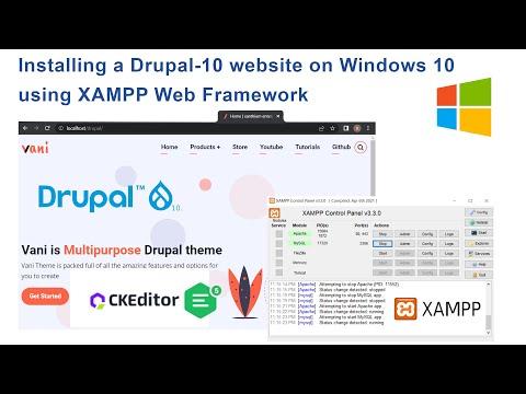 Learn How to Install a Drupal 10 Website on Windows 10 Using Xampp