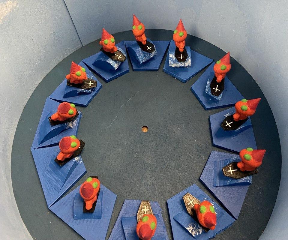 3D-Printed Surfing Zoetrope