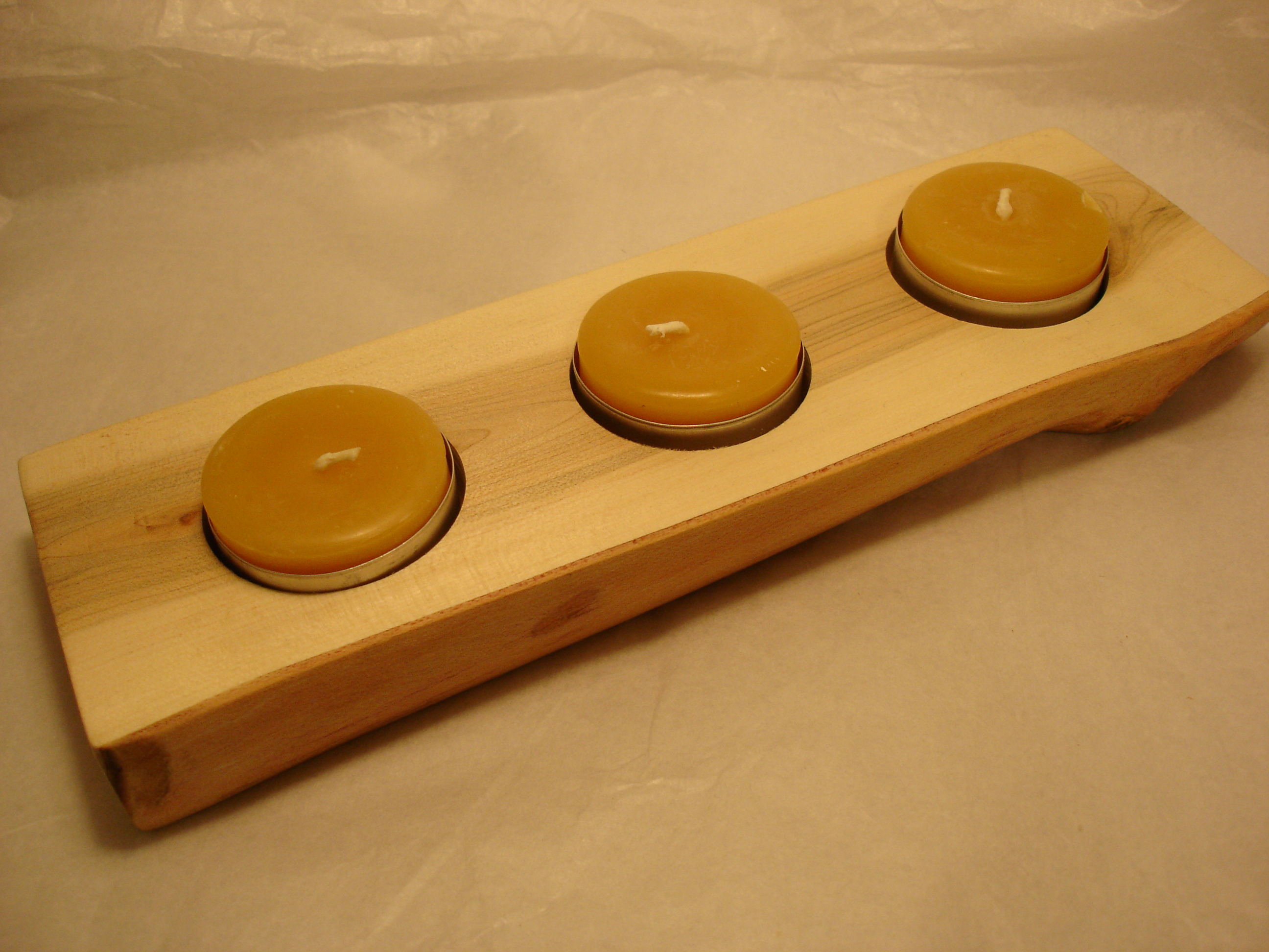Wooden Candle Holder